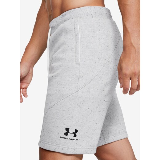 under armour fleece shorts black