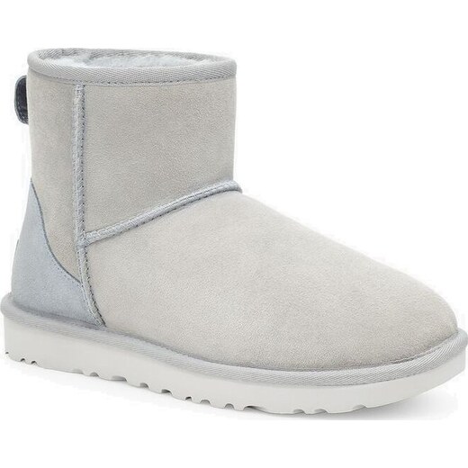 light grey mini uggs