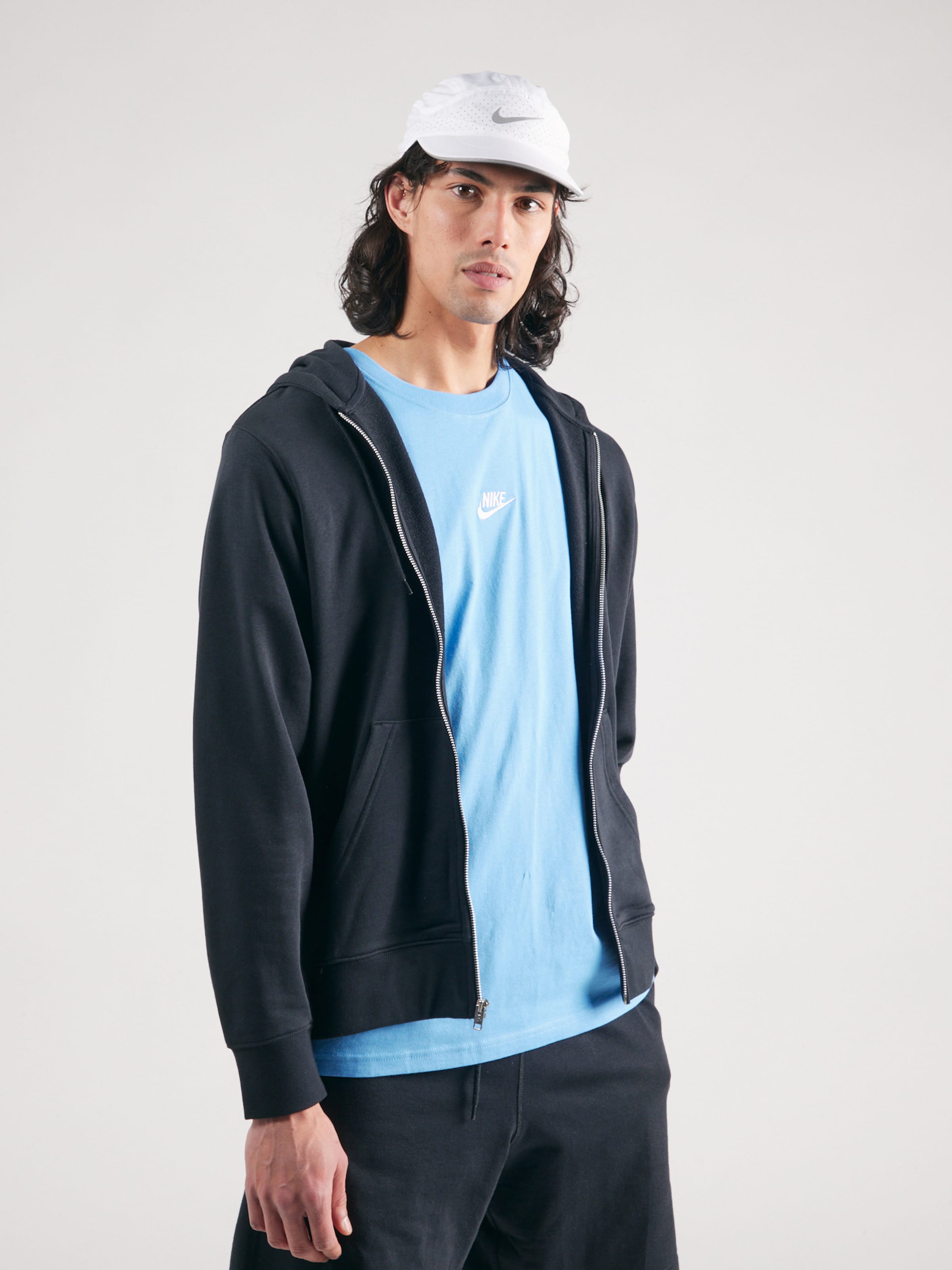 Nike Sportswear Džemperis 'Club Fleece' juoda