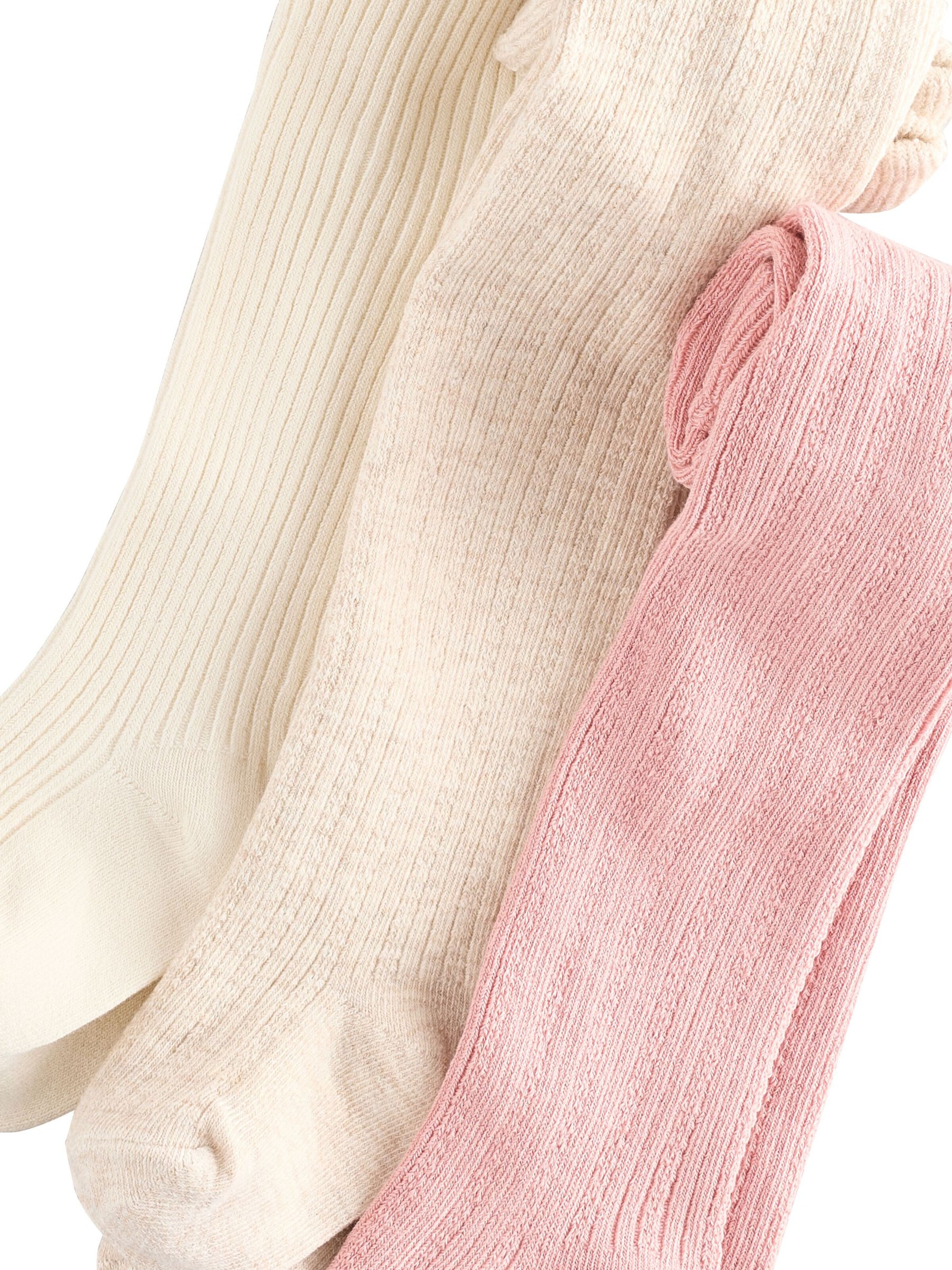 Next Pėdkelnės smėlio spalva / nebalintos drobės spalva / ryškiai rožinė spalva