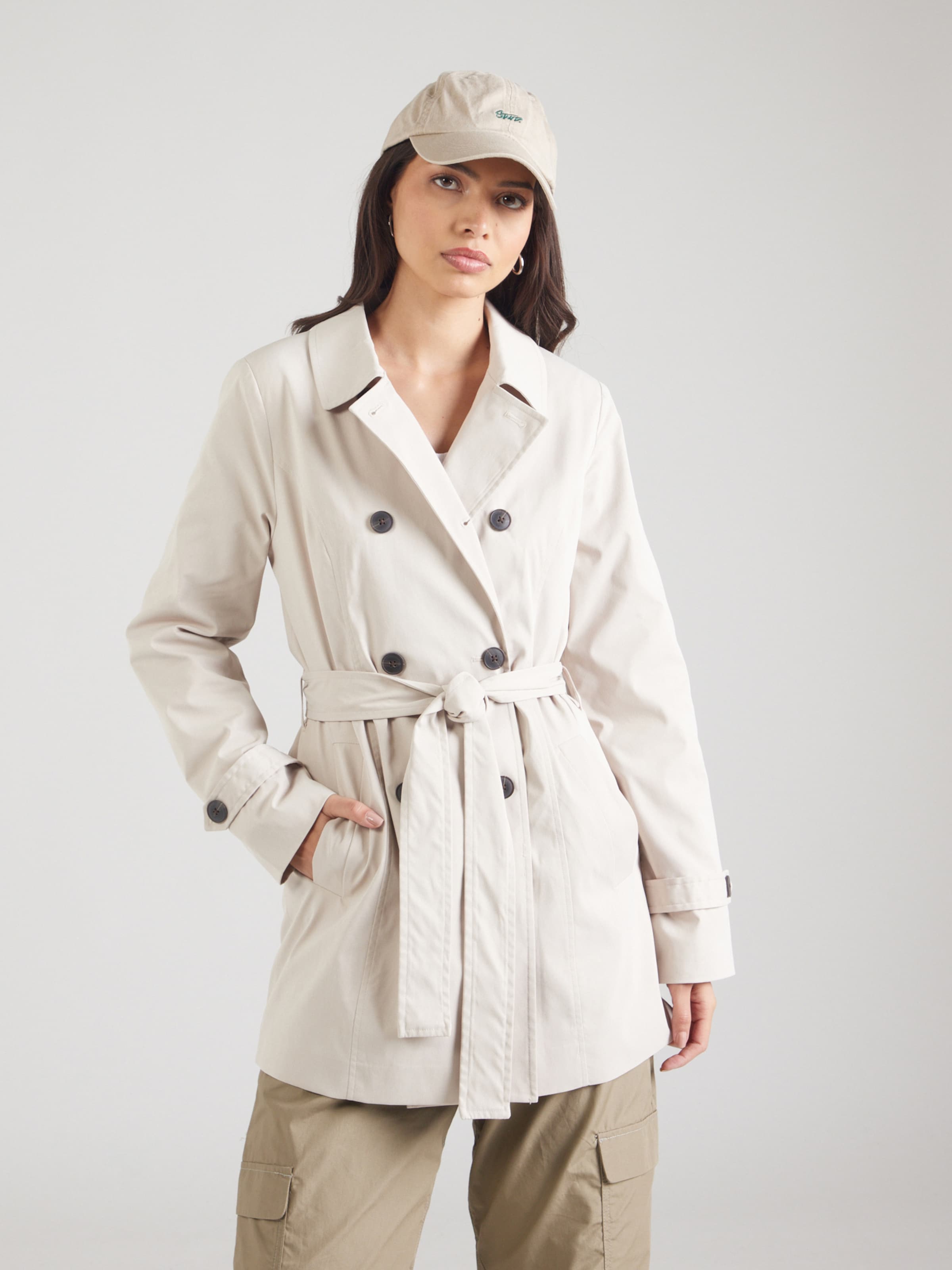 VERO MODA Demisezoninis paltas 'VMCHELSEA OLIVIA' kremo