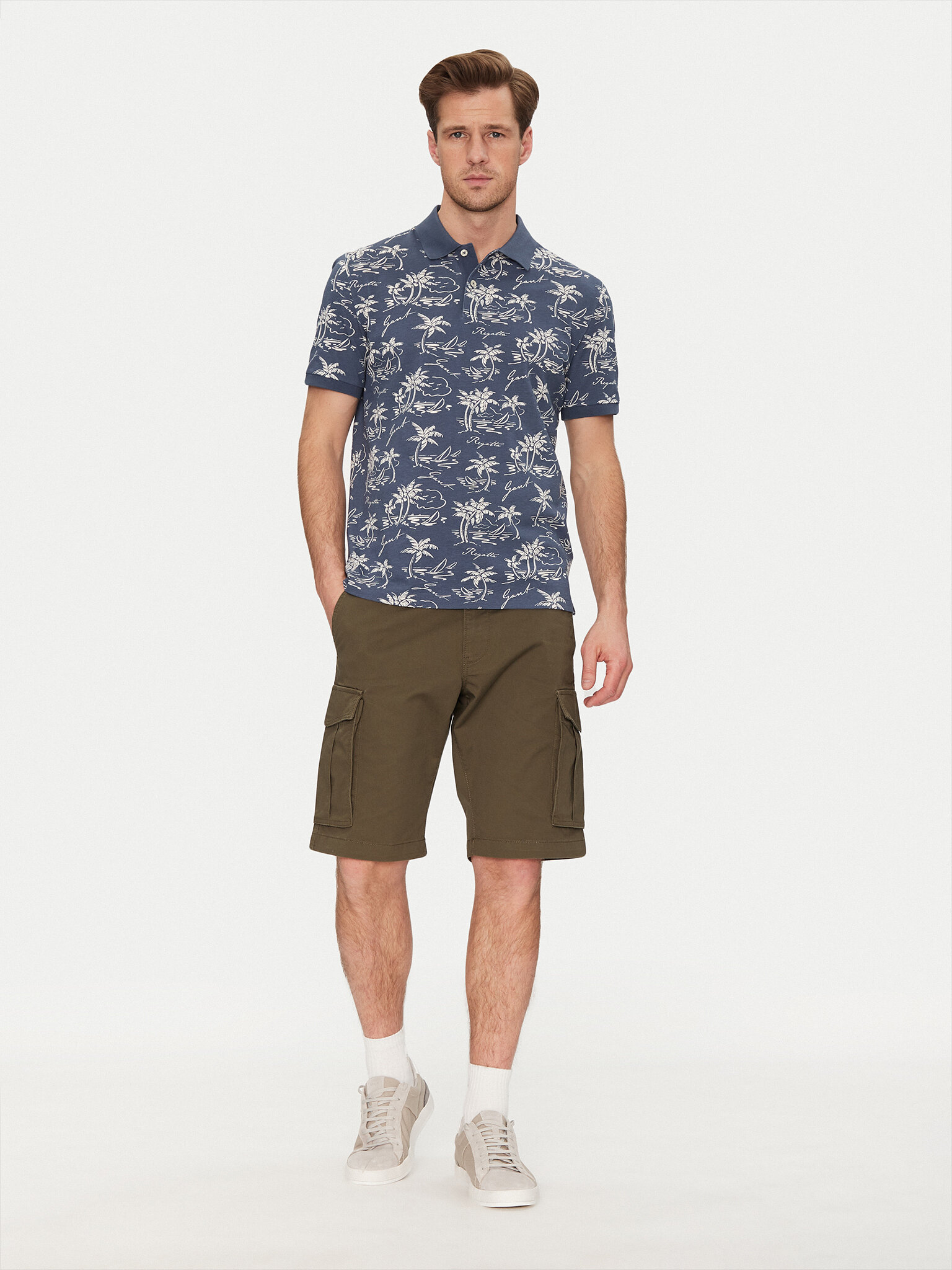 Medžiaginiai šortai Gant