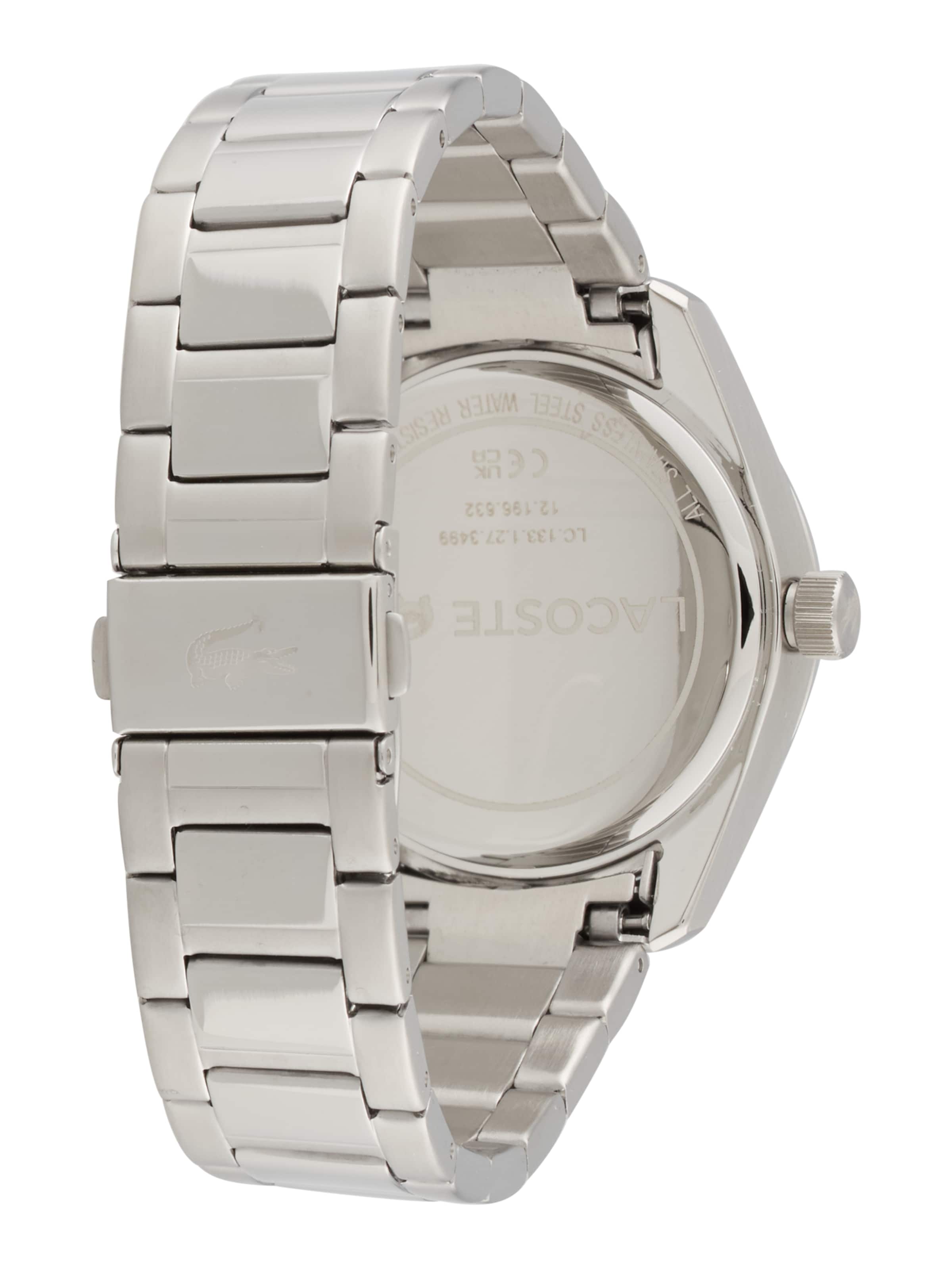 LACOSTE Analoginis (įprasto dizaino) laikrodis 'BOSTON' tamsiai mėlyna / aukso geltonumo spalva / sidabrinė