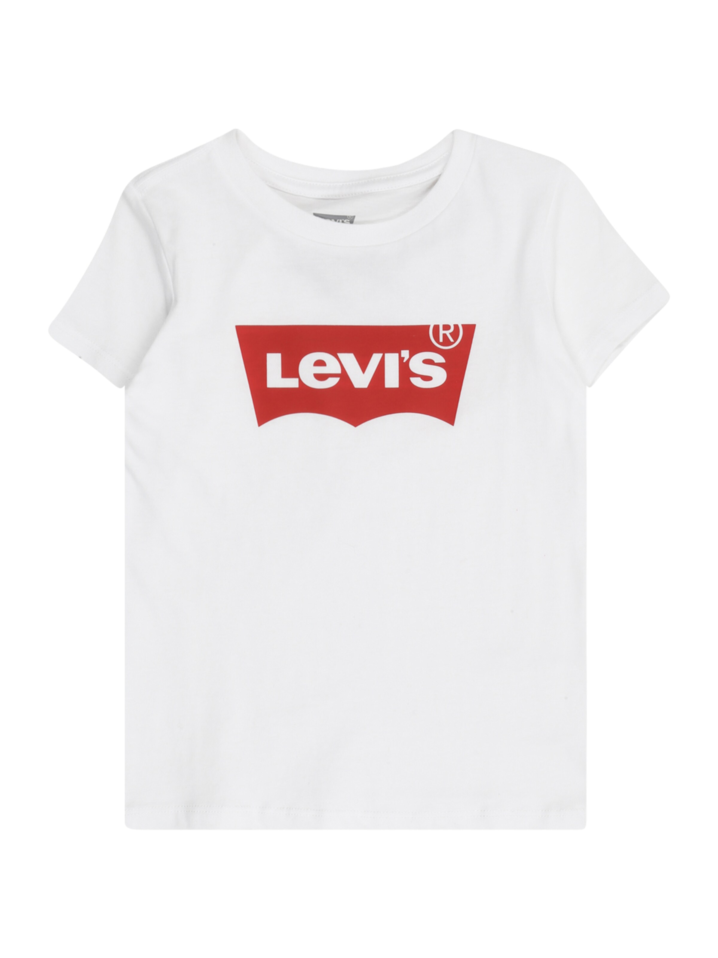 Levi's Kids Marškinėliai 'Batwing' raudona / balta
