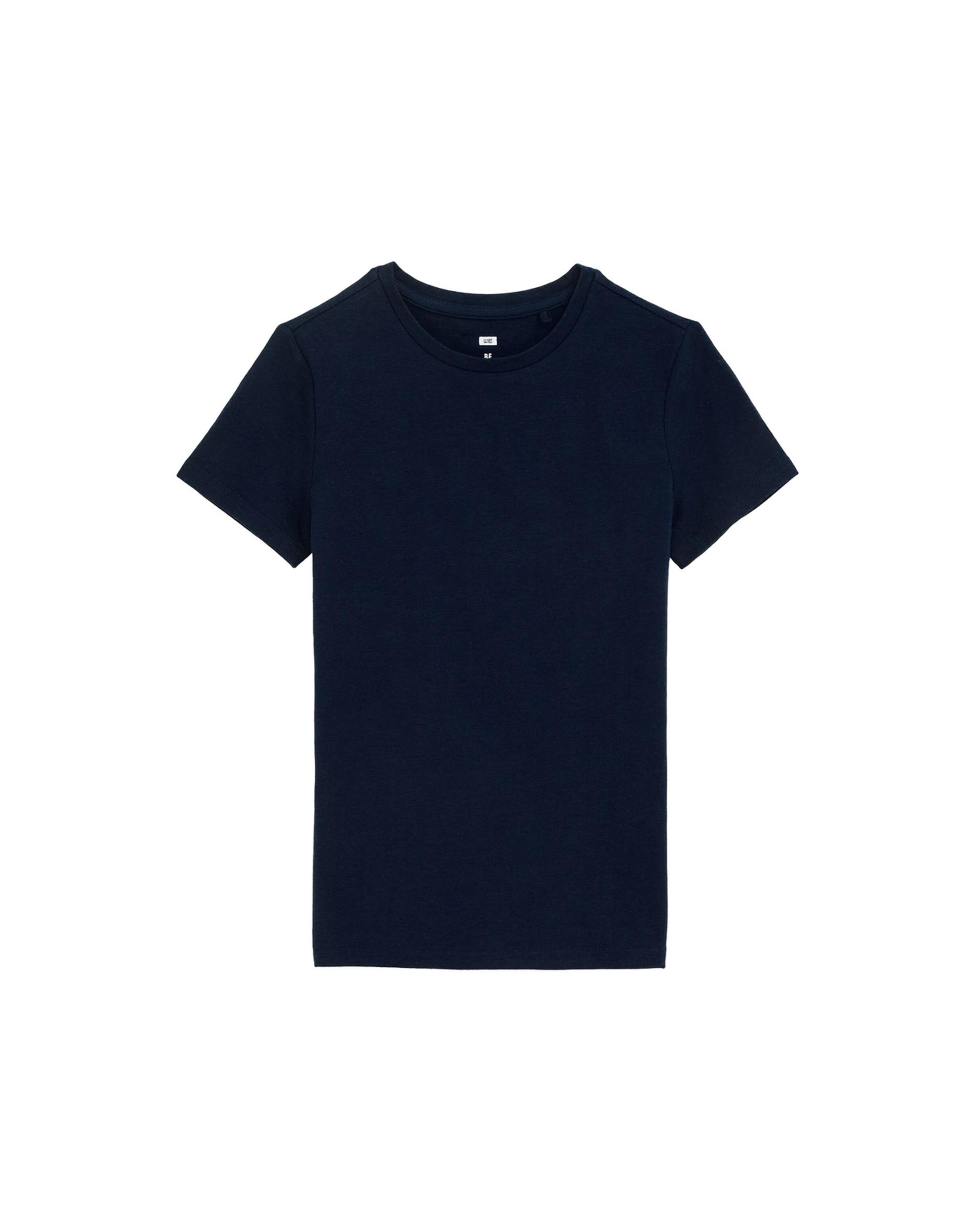 WE Fashion Marškinėliai tamsiai mėlyna