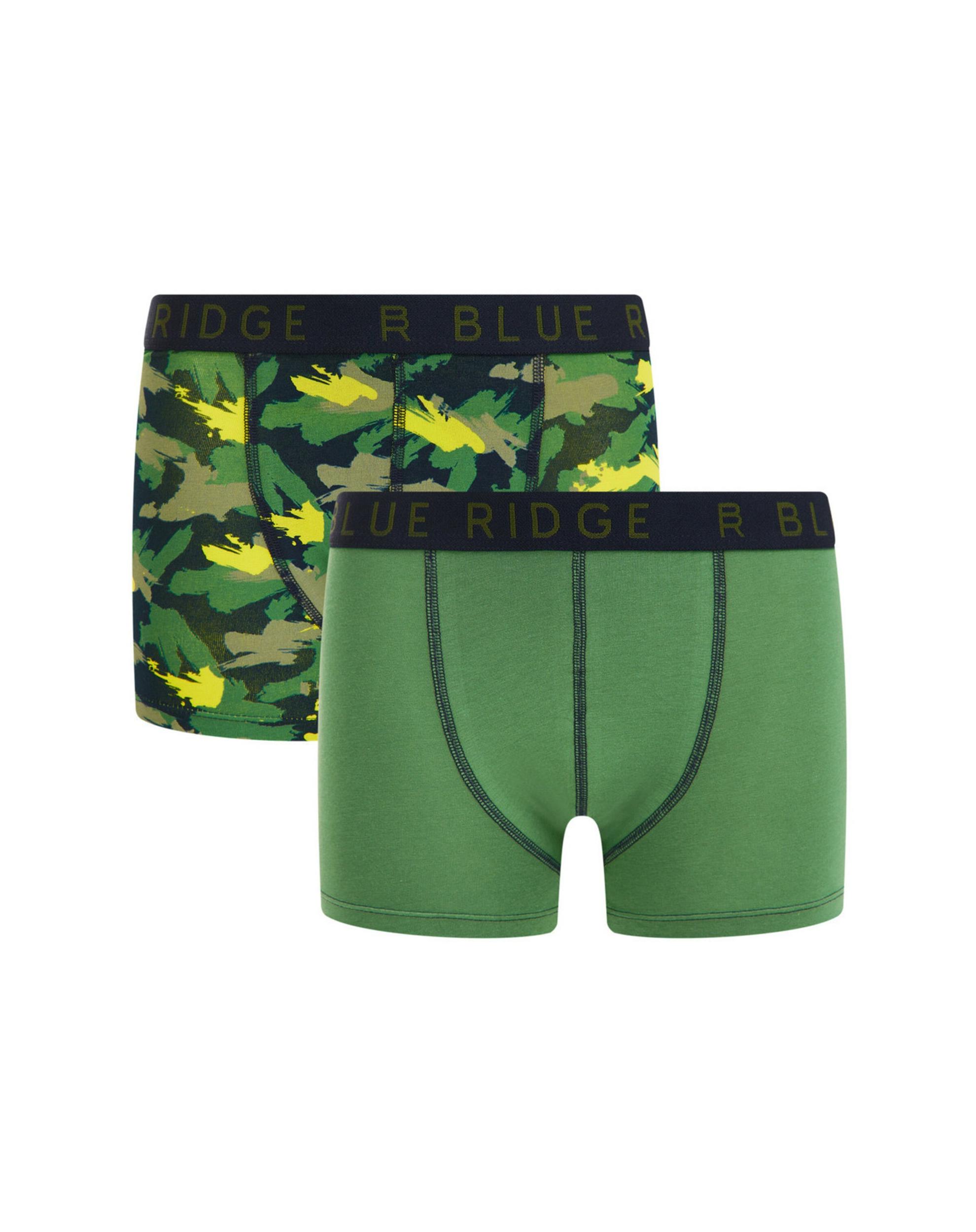 WE Fashion Apatinės kelnaitės geltona / tamsiai žalia / juoda