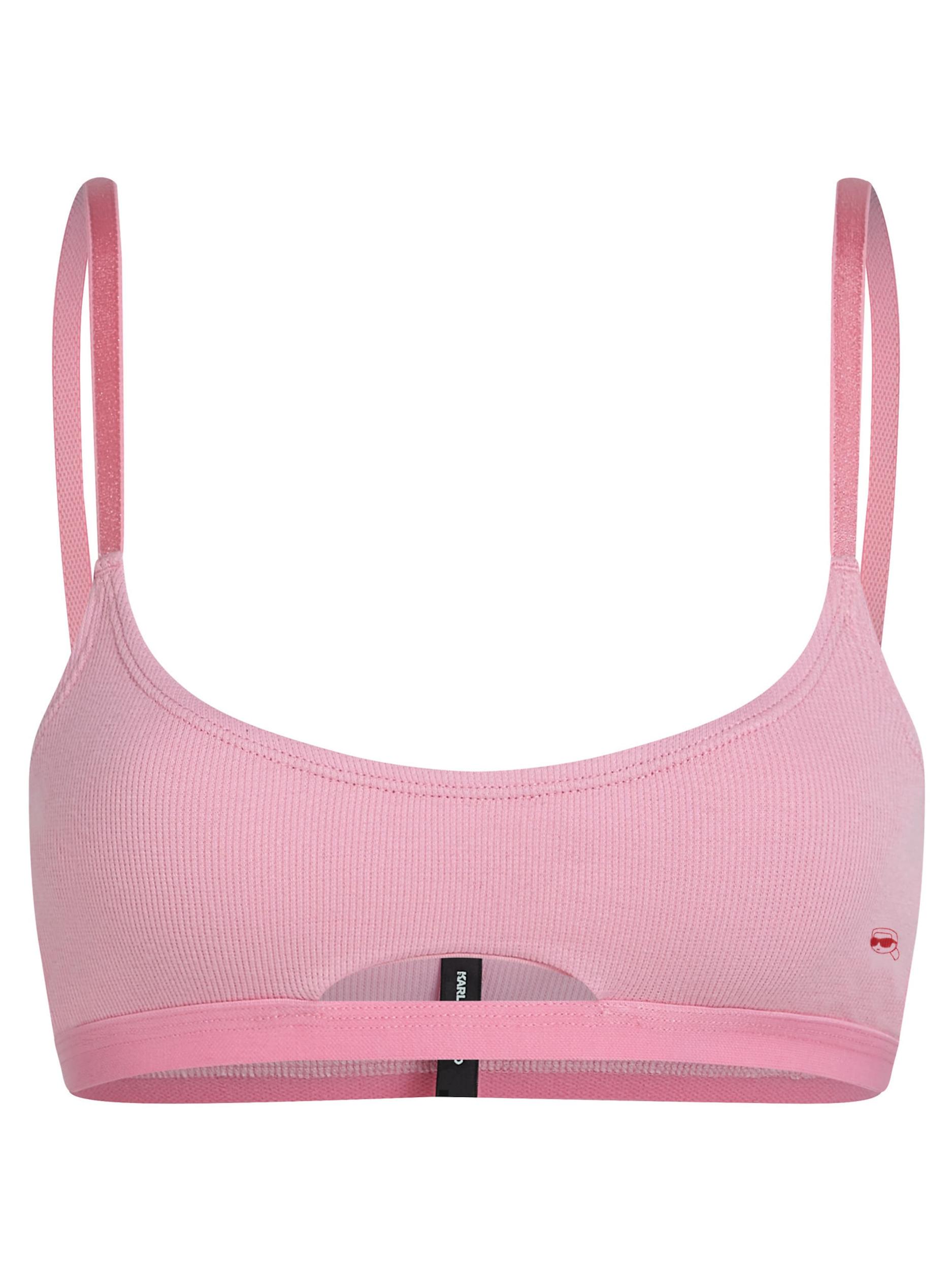 Karl Lagerfeld Liemenėlė rožių spalva