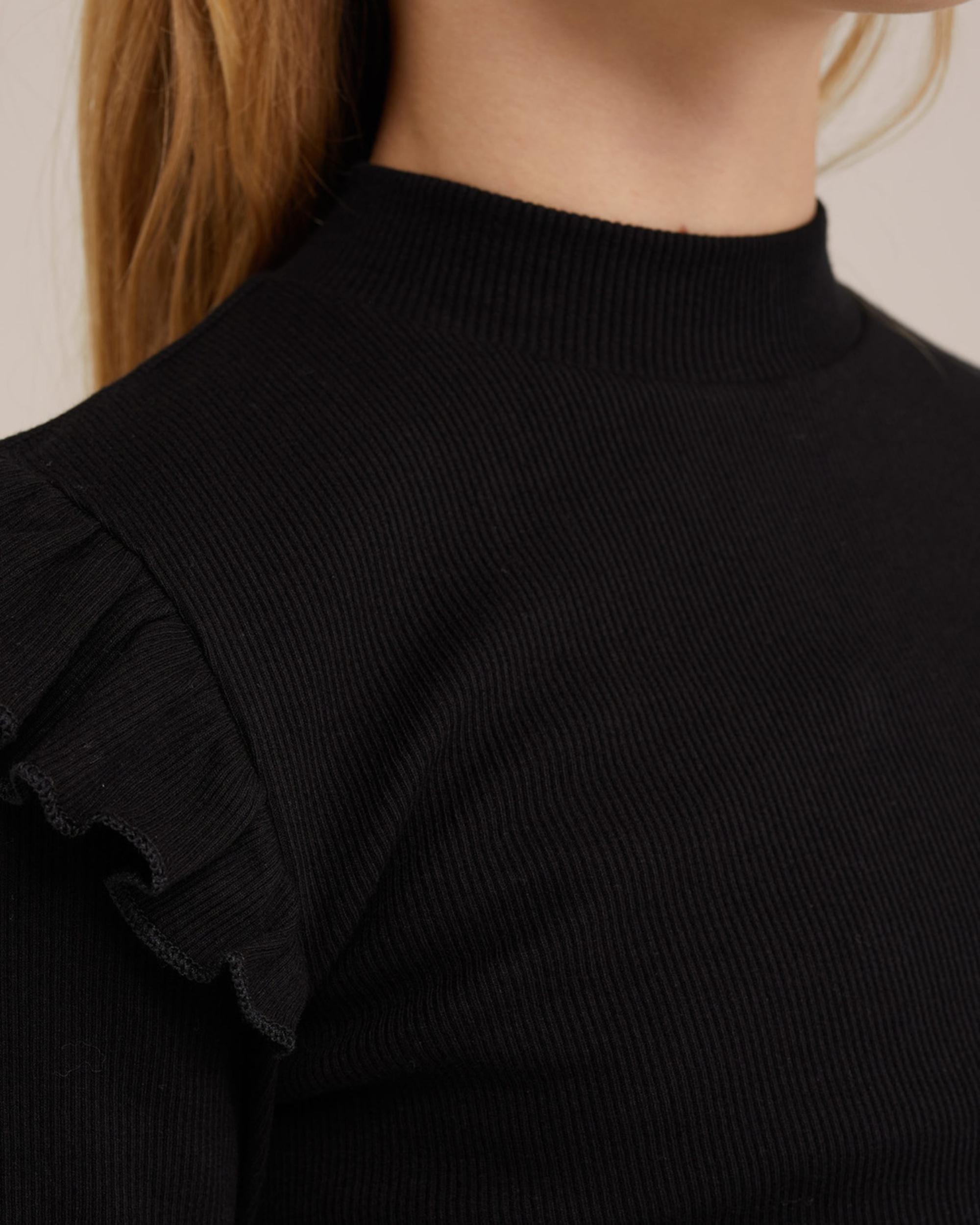 WE Fashion Marškinėliai juoda