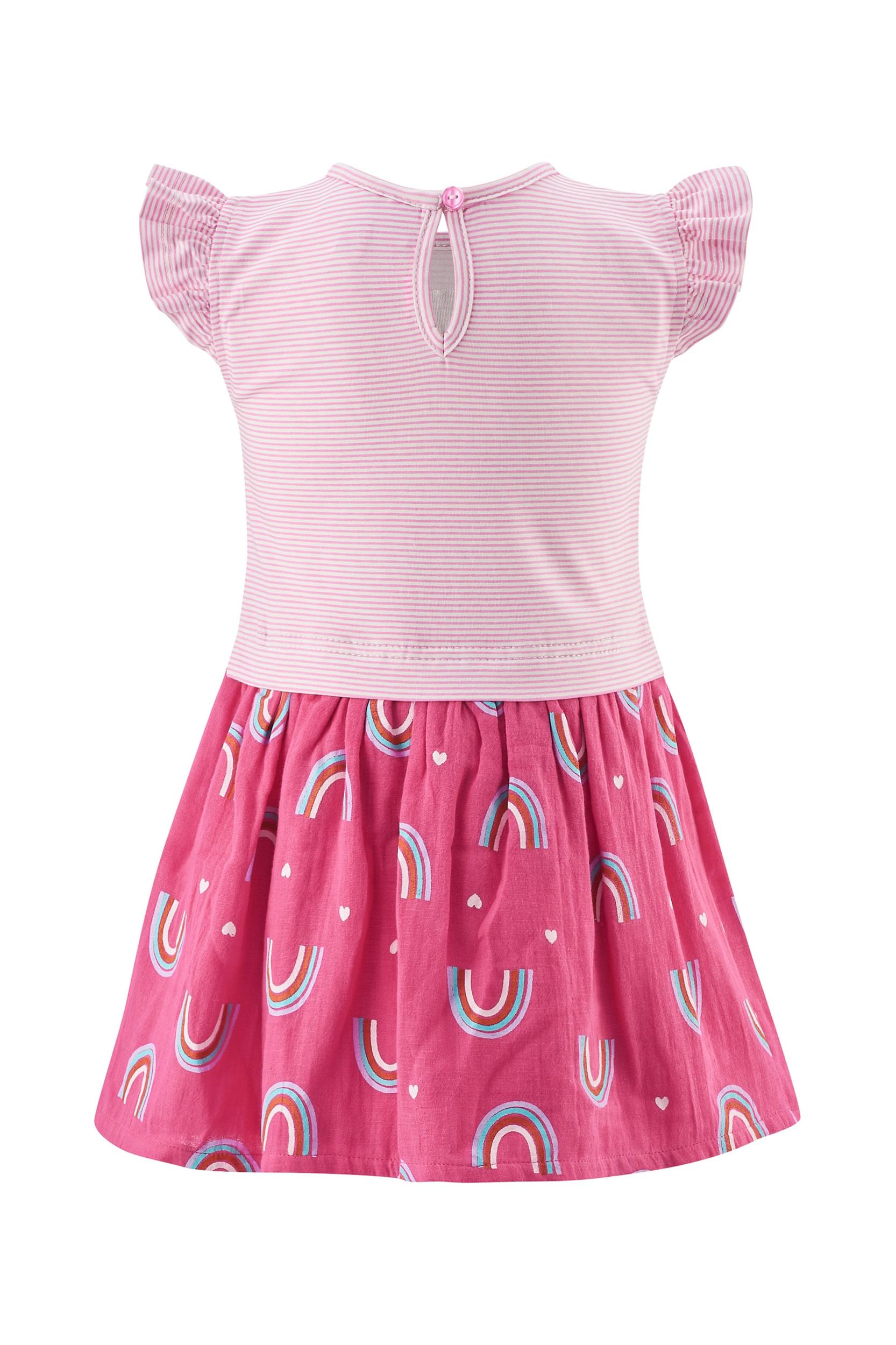 happy girls Suknelė mėlyna / žolės žalia / rožinė / rožių spalva