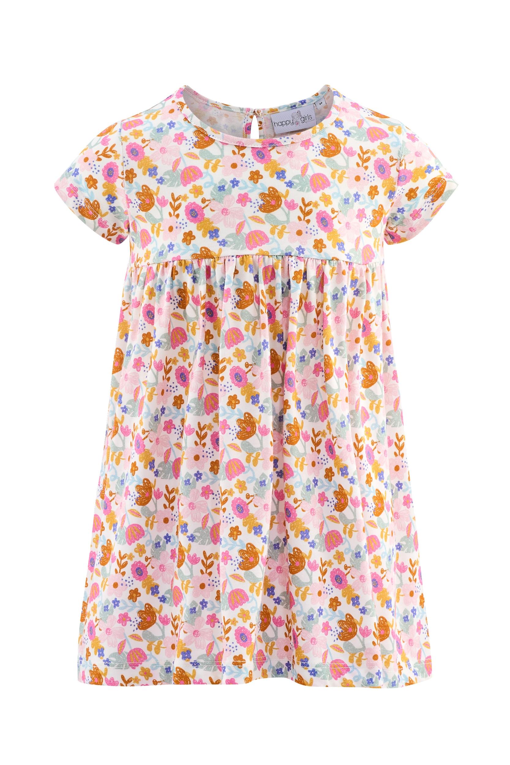 happy girls Suknelė šviesiai mėlyna / karamelės / šviesiai rožinė / tamsiai rožinė