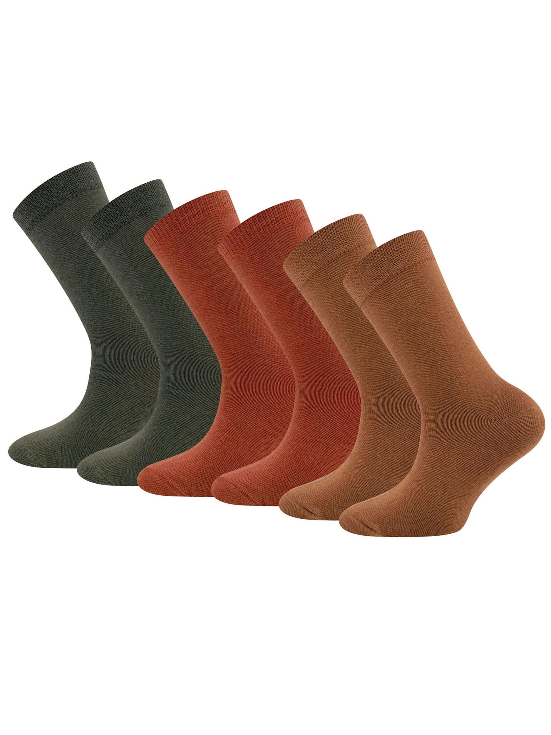 EWERS Kojinės vario spalva / rūdžių raudona / juoda