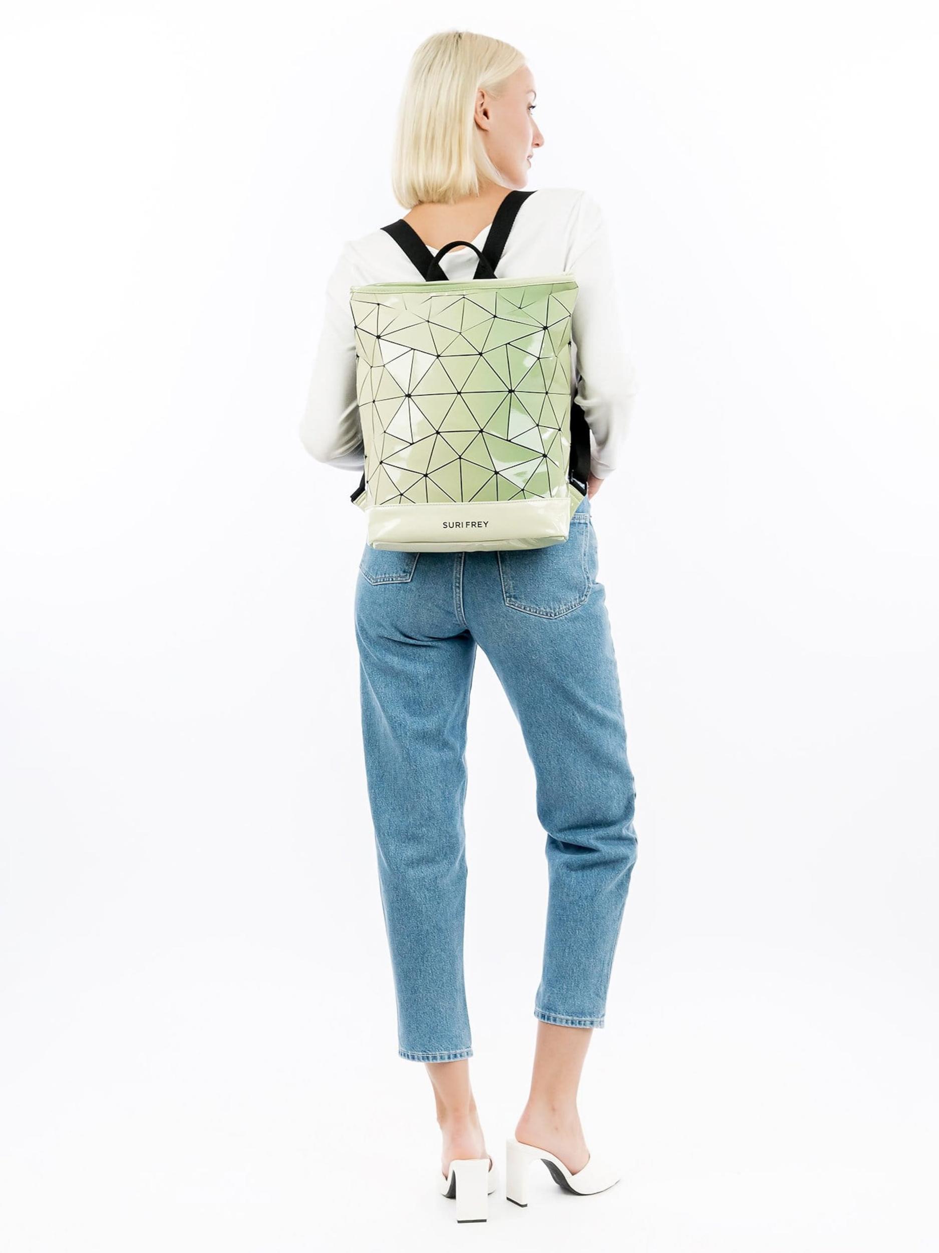 Suri Frey Kuprinė 'Jessy-Lu' pastelinė žalia / juoda