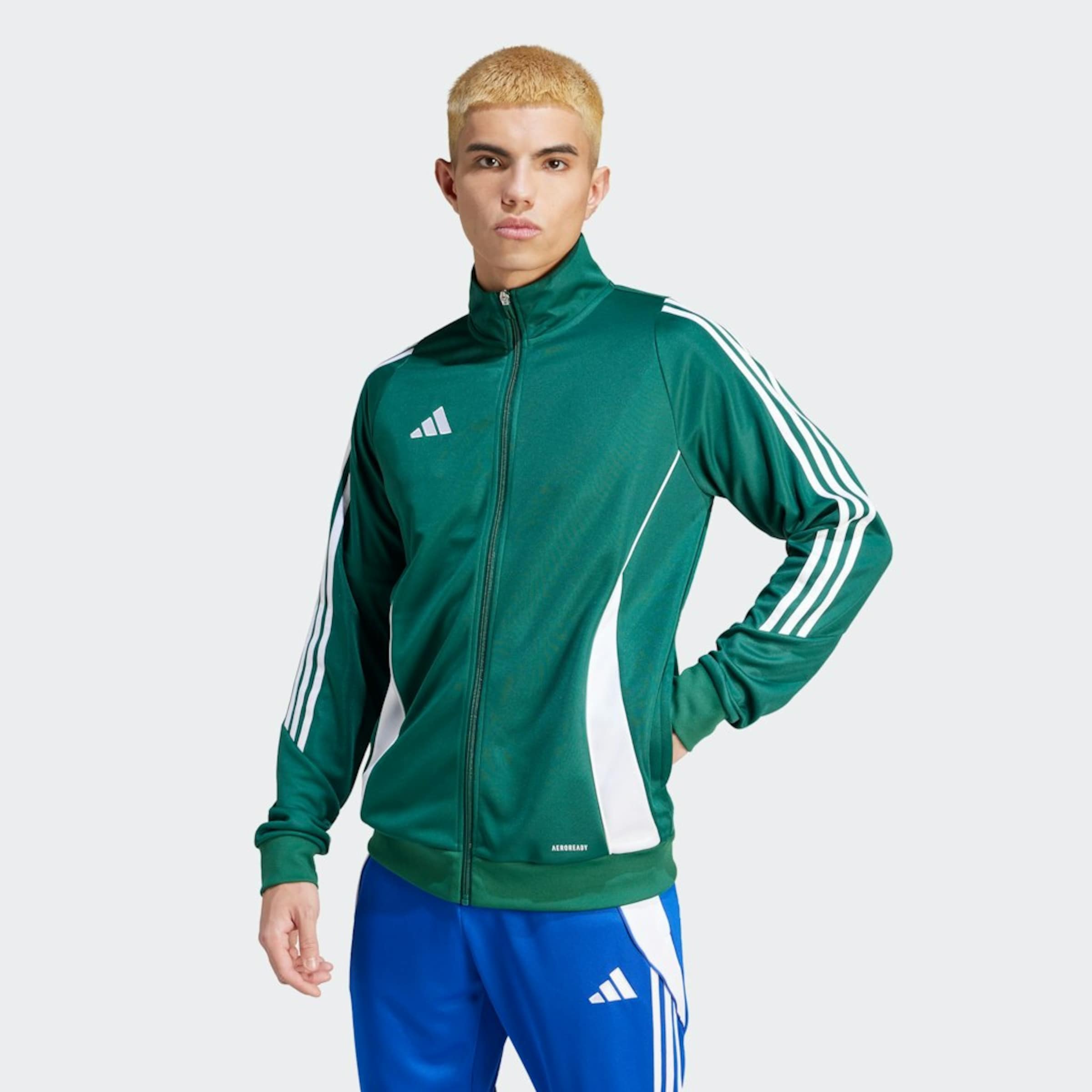 ADIDAS PERFORMANCE Džemperis treniruotėms 'Tiro 24' nefrito spalva / balta
