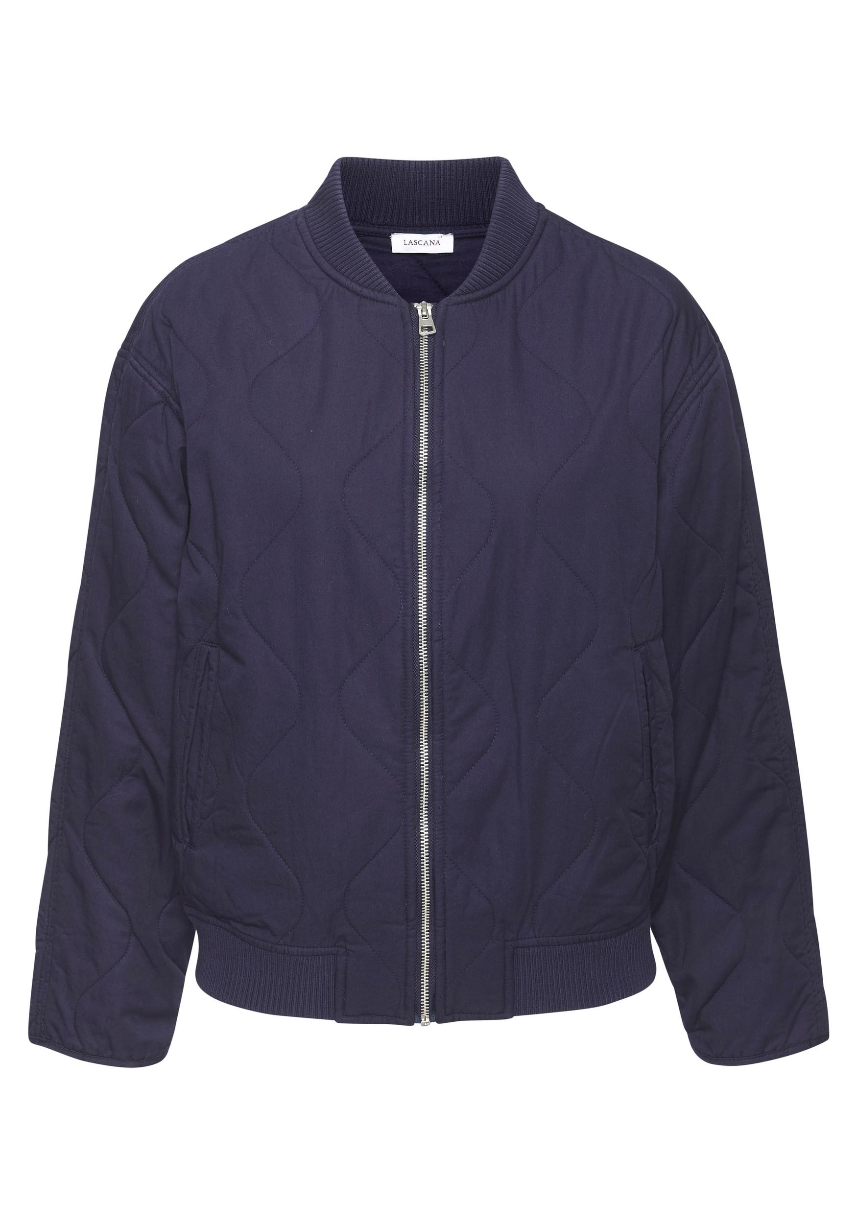 LASCANA Demisezoninė striukė tamsiai mėlyna