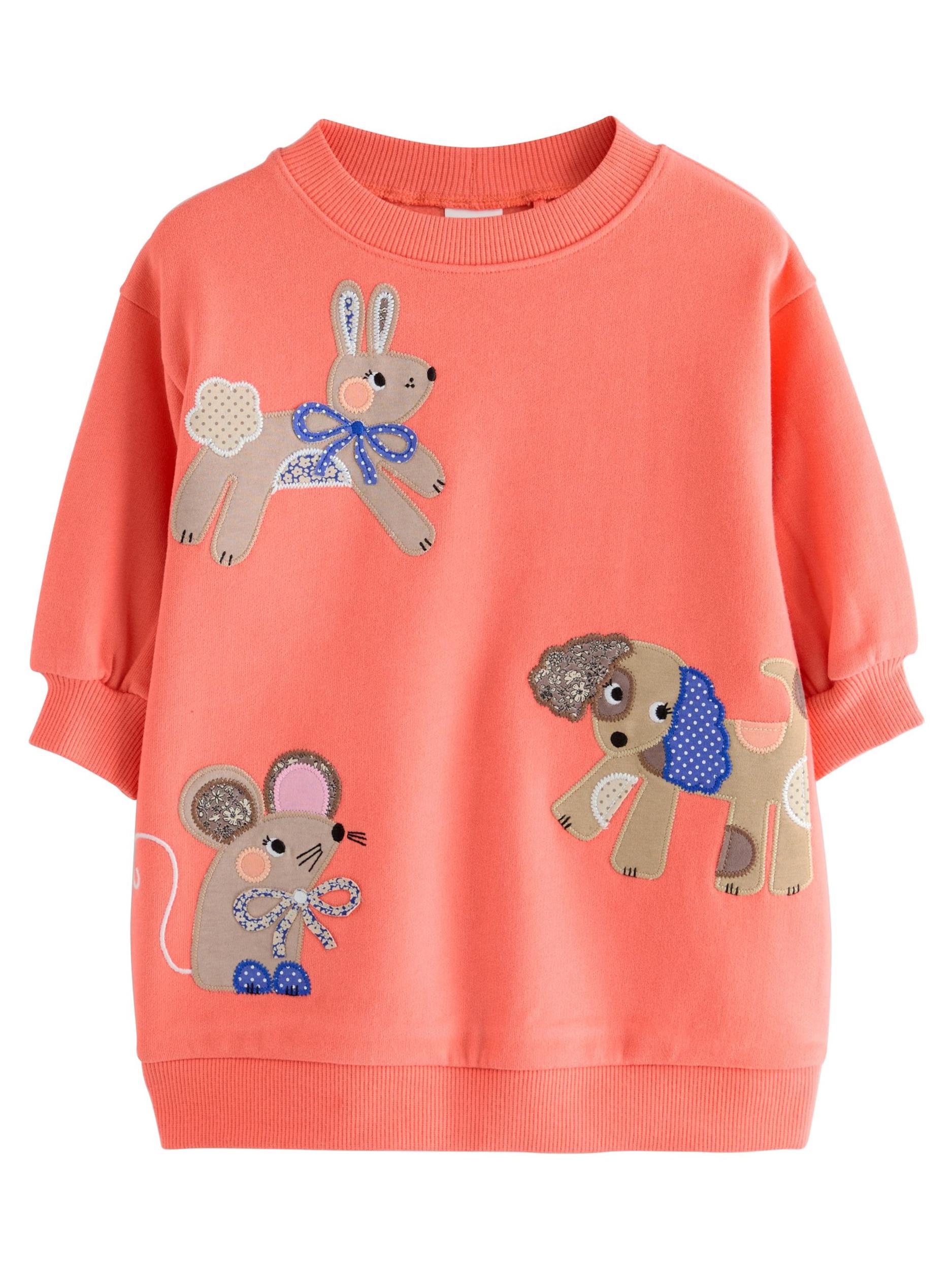 Next Suknelė smėlio spalva / mėlyna / raudona