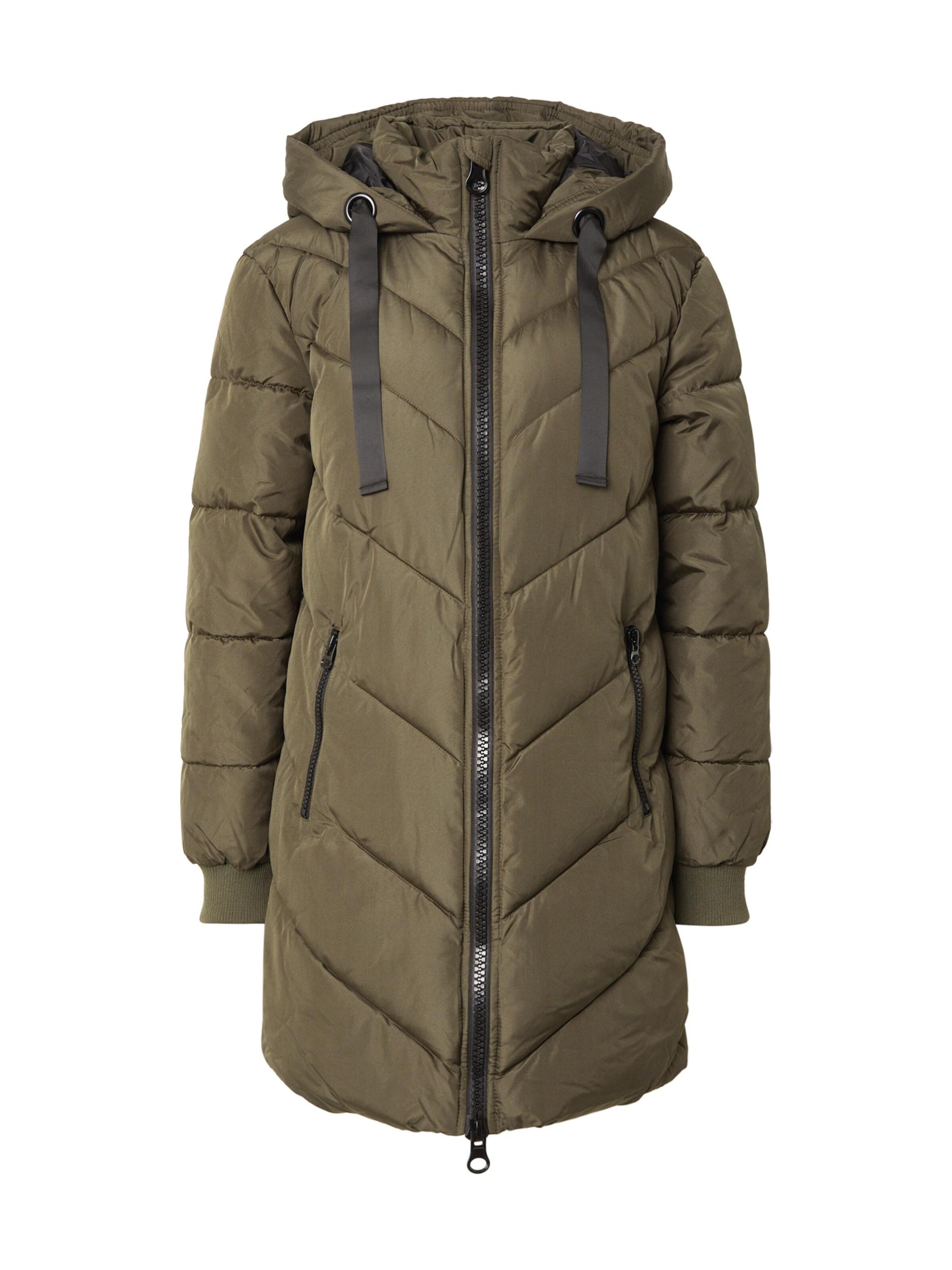 JDY Žieminis paltas 'JDYSkylar' rusvai žalia