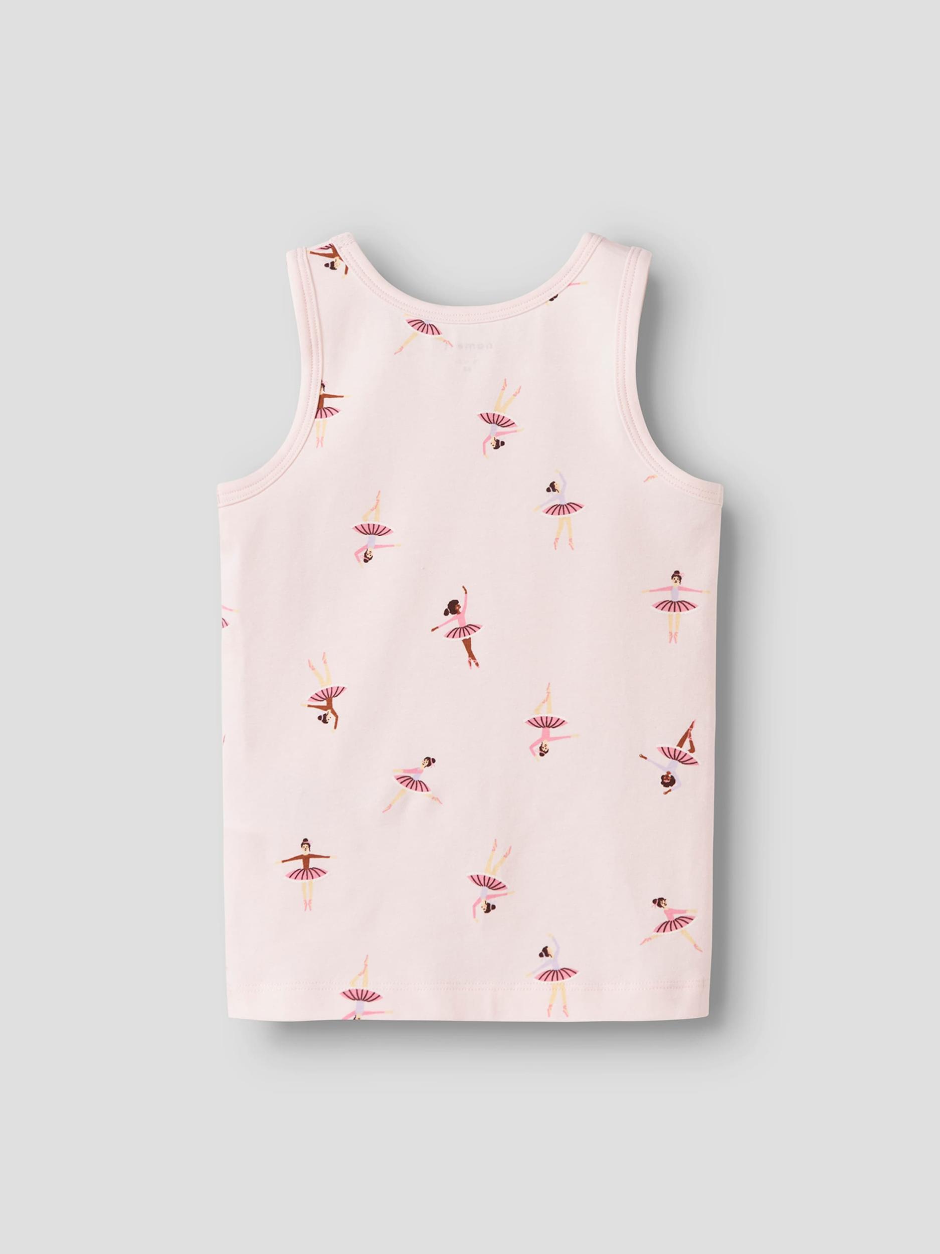 NAME IT Apatiniai marškinėliai smėlio spalva / ruda / pastelinė rožinė / šviesiai rožinė