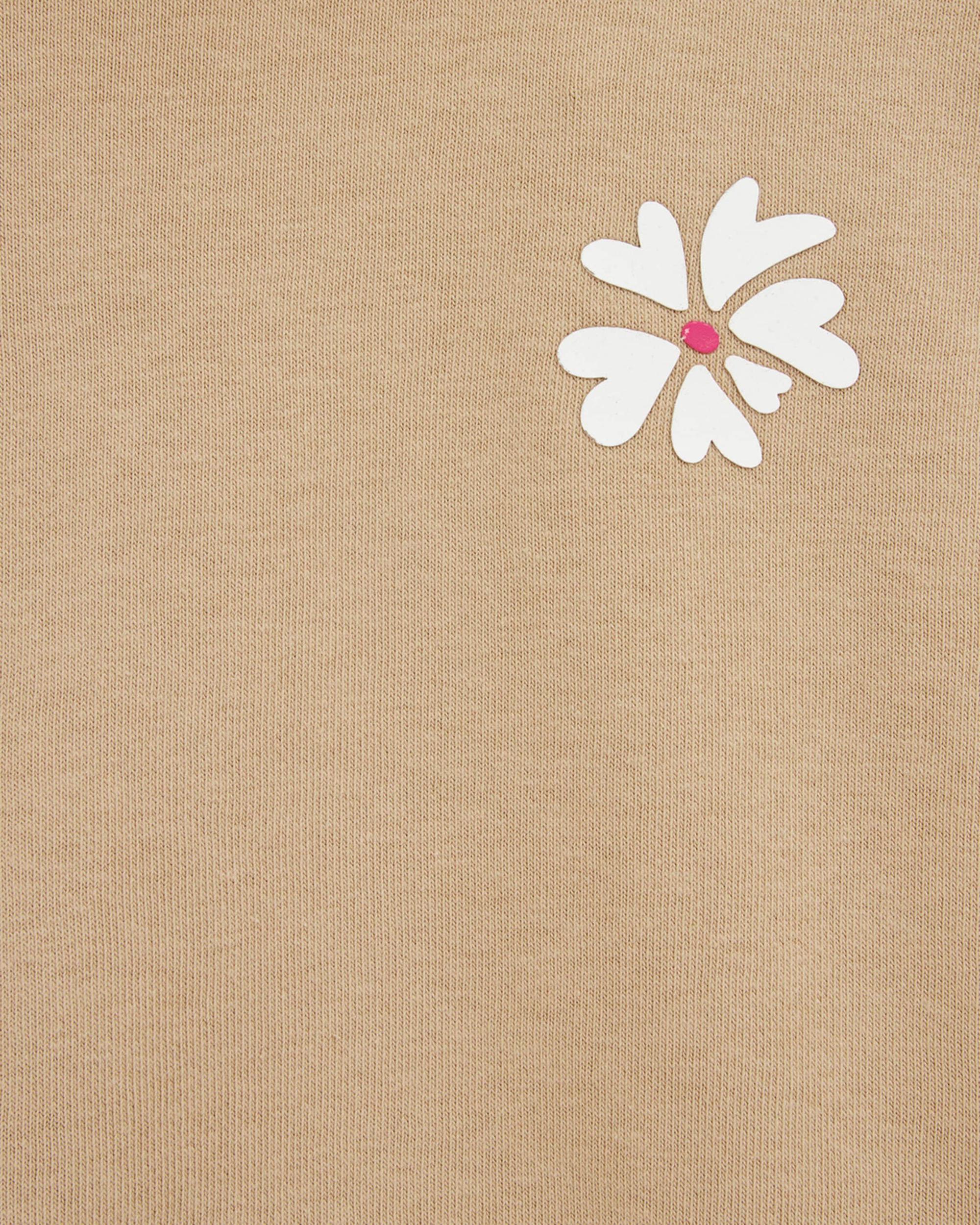 WE Fashion Megztinis be užsegimo šviesiai ruda / tamsiai rožinė / balta