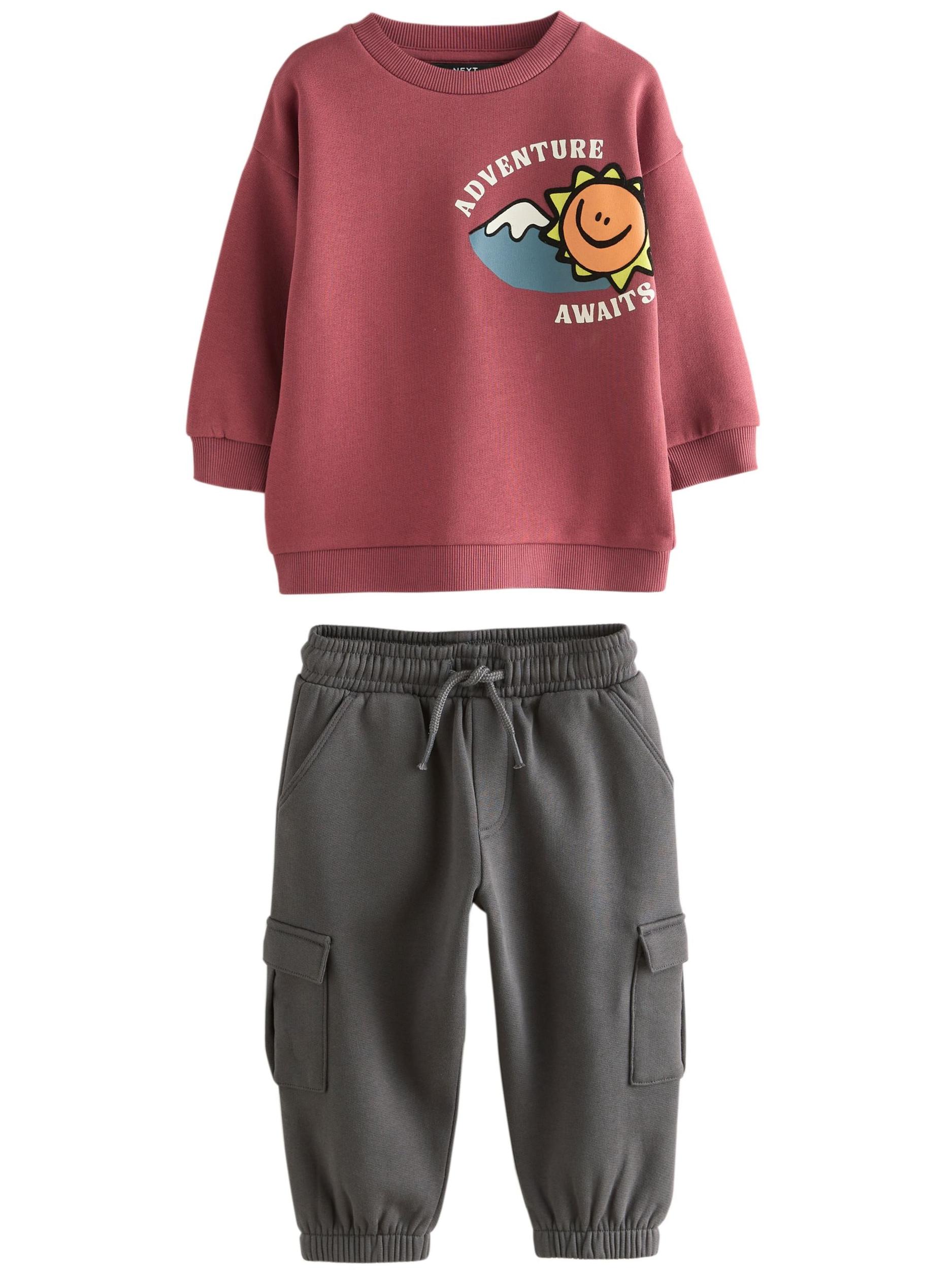 Next Rinkinys kario spalva / tamsiai pilka / burgundiško vyno spalva / balta