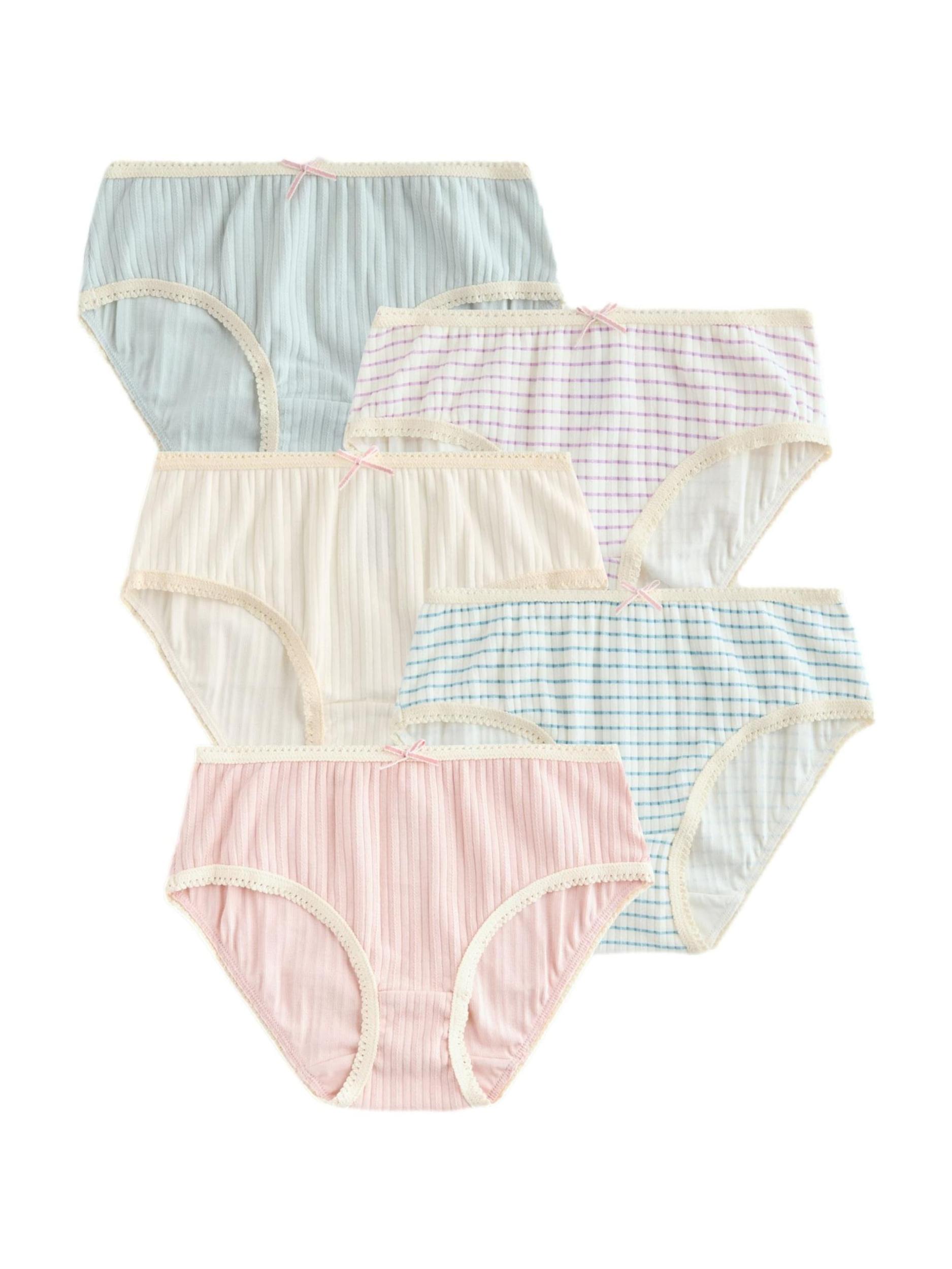 Next Apatinės kelnaitės smėlio spalva / šviesiai mėlyna / purpurinė / rožių spalva