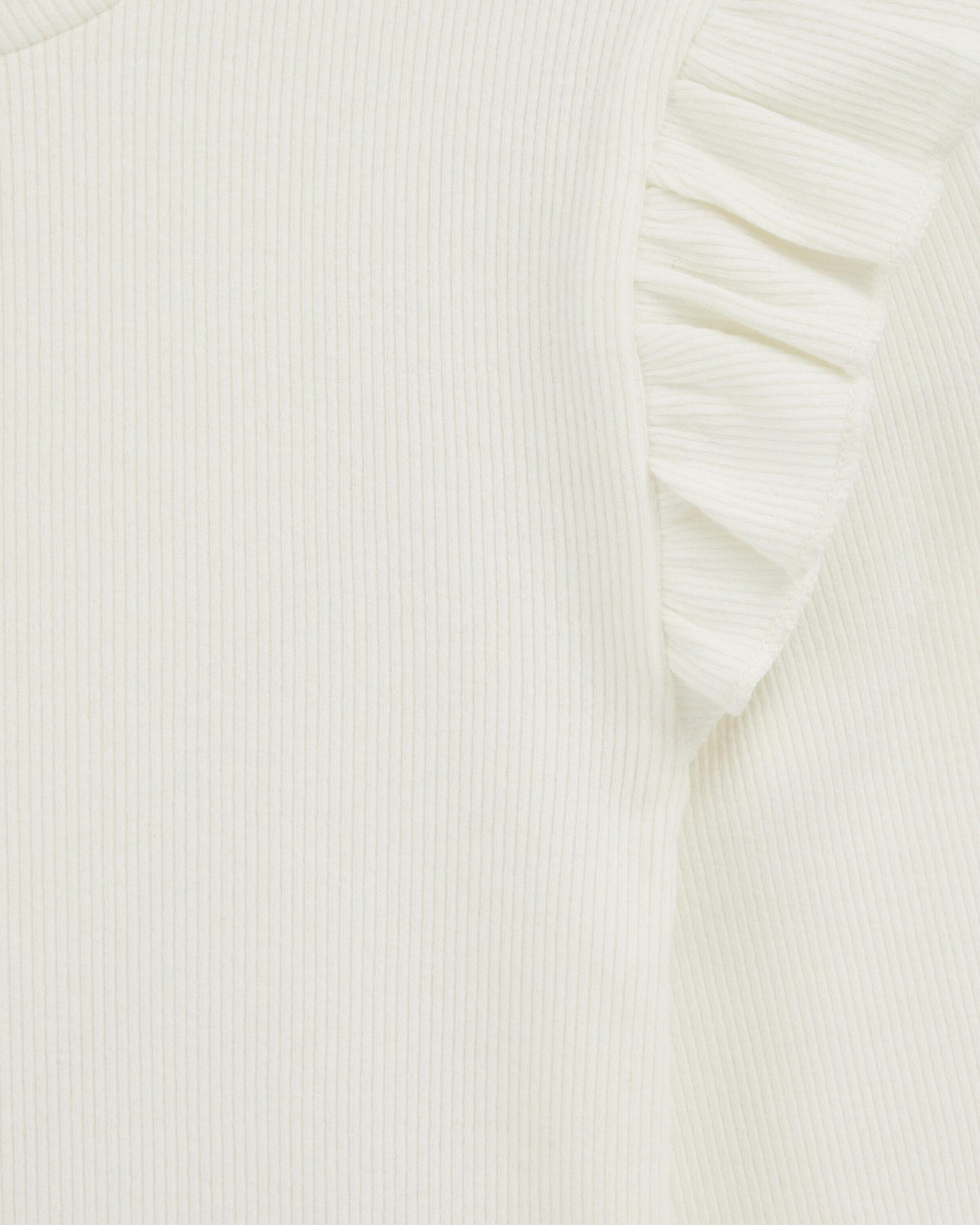 WE Fashion Marškinėliai balkšva