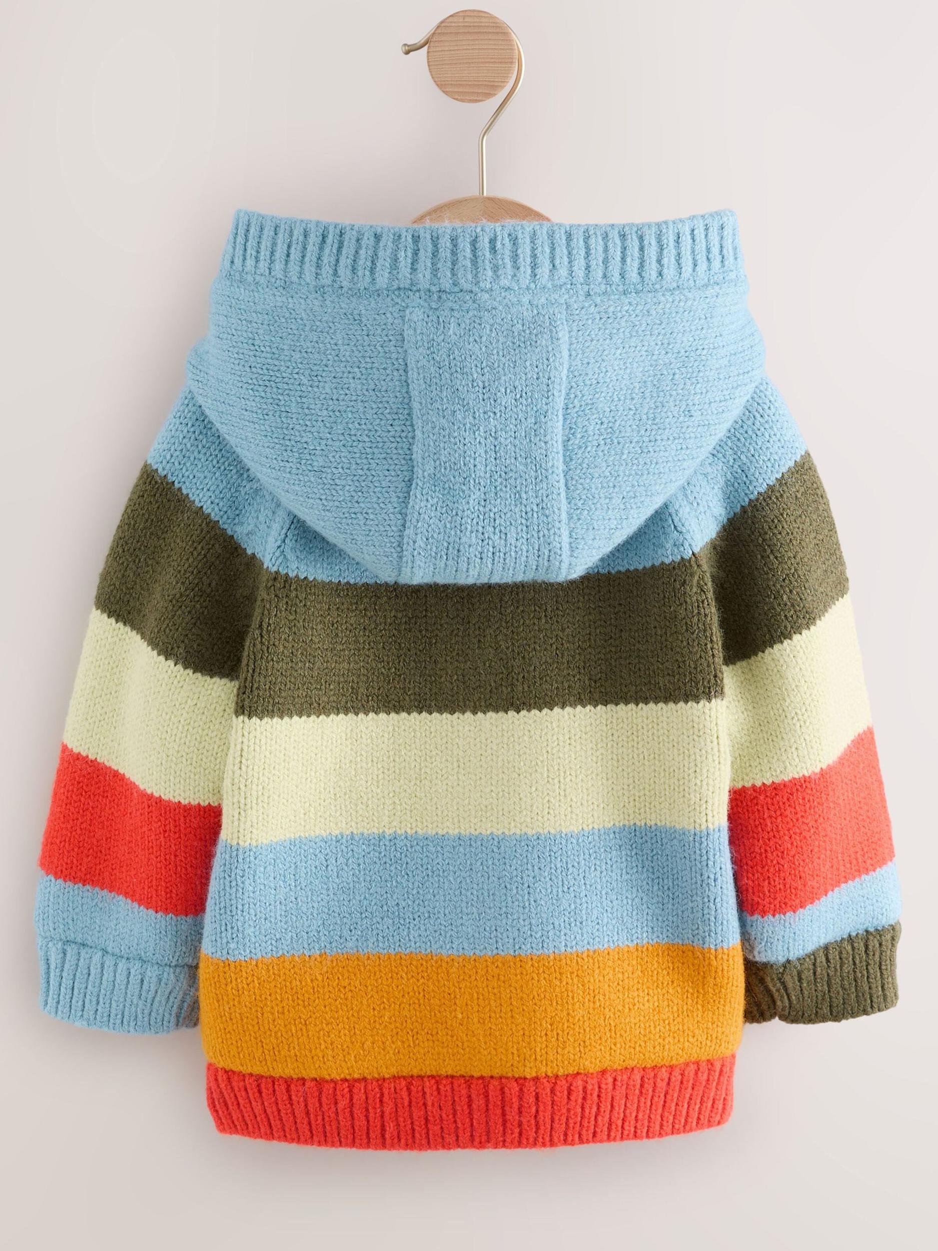 Next Kardiganas šviesiai mėlyna / pastelinė žalia / tamsiai žalia / oranžinė