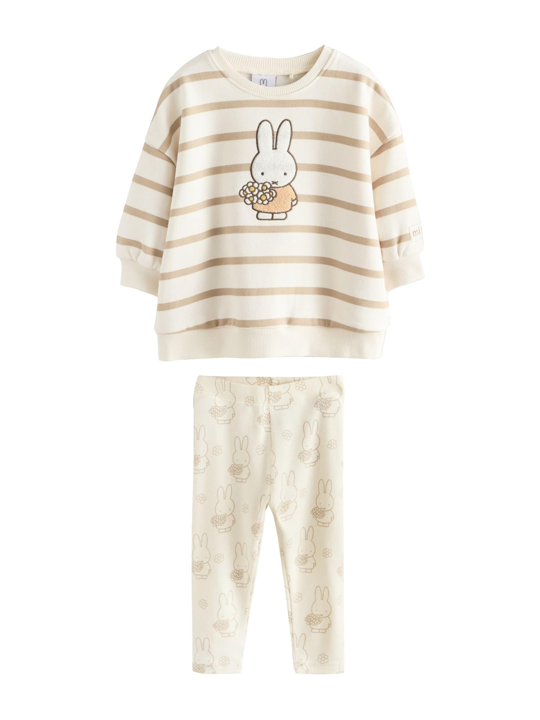 Next Rinkinys 'Miffy' kremo / tamsi smėlio