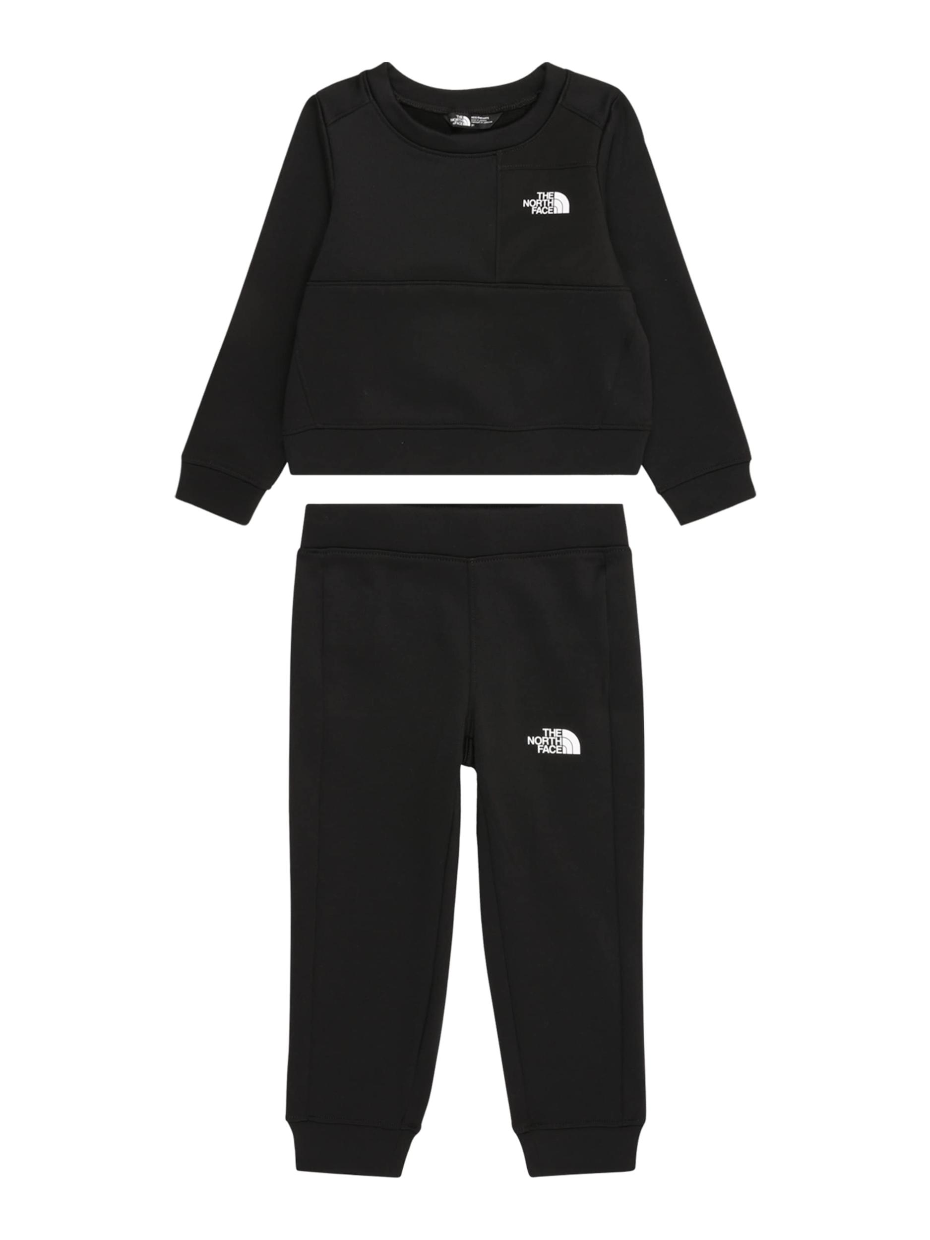 THE NORTH FACE Treniruočių kostiumas juoda / balta