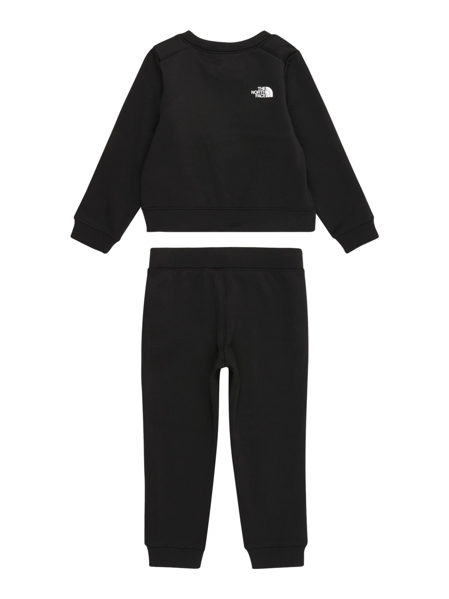 THE NORTH FACE Treniruočių kostiumas juoda / balta