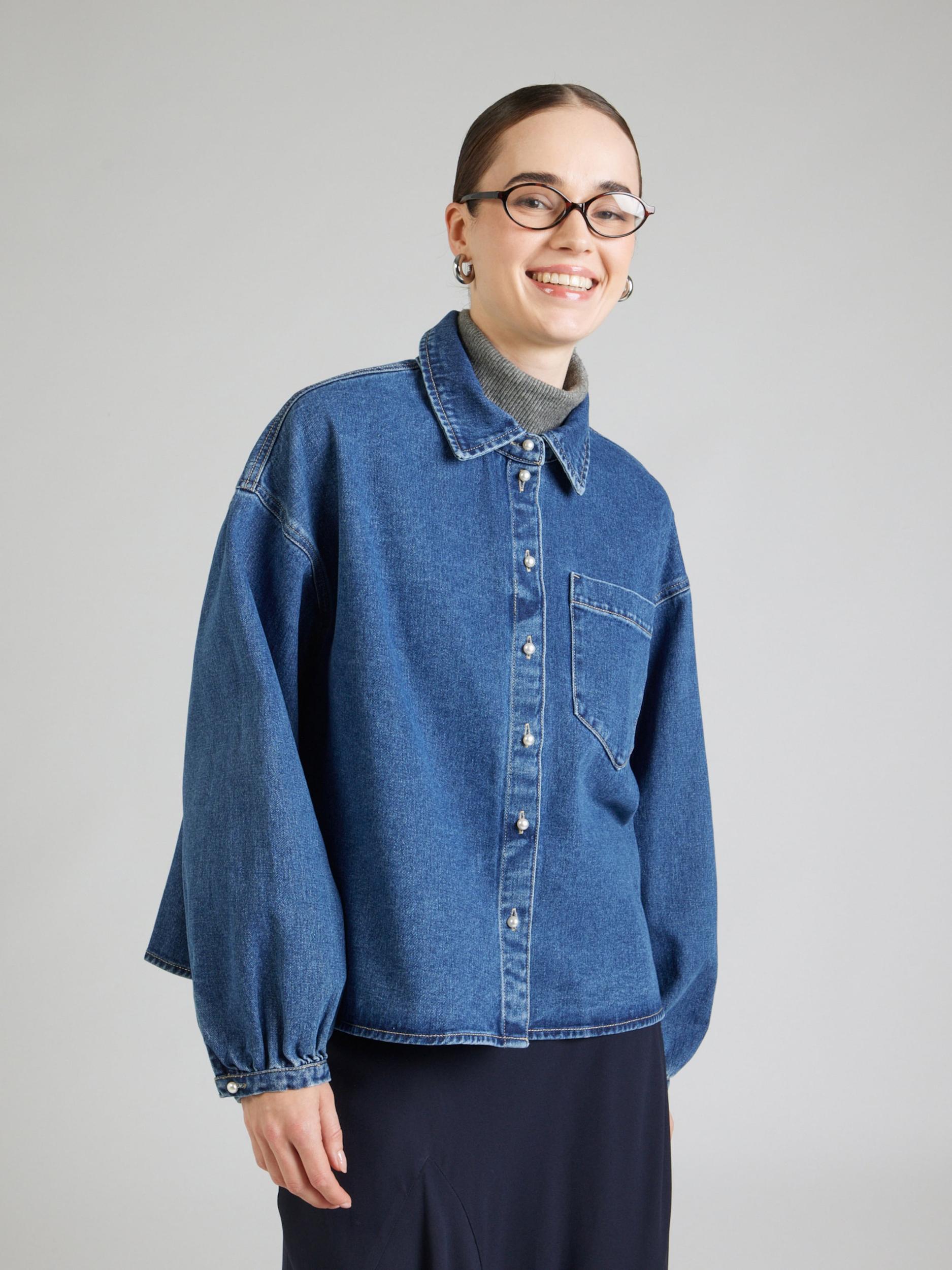 VERO MODA Palaidinė 'VMElora' tamsiai (džinso) mėlyna