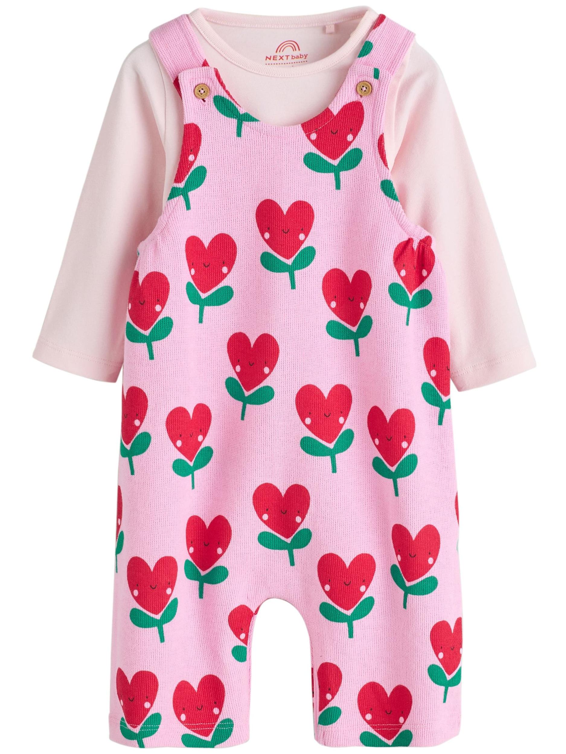 Next Rinkinys žalia / rožinė / šviesiai rožinė / granatų spalva