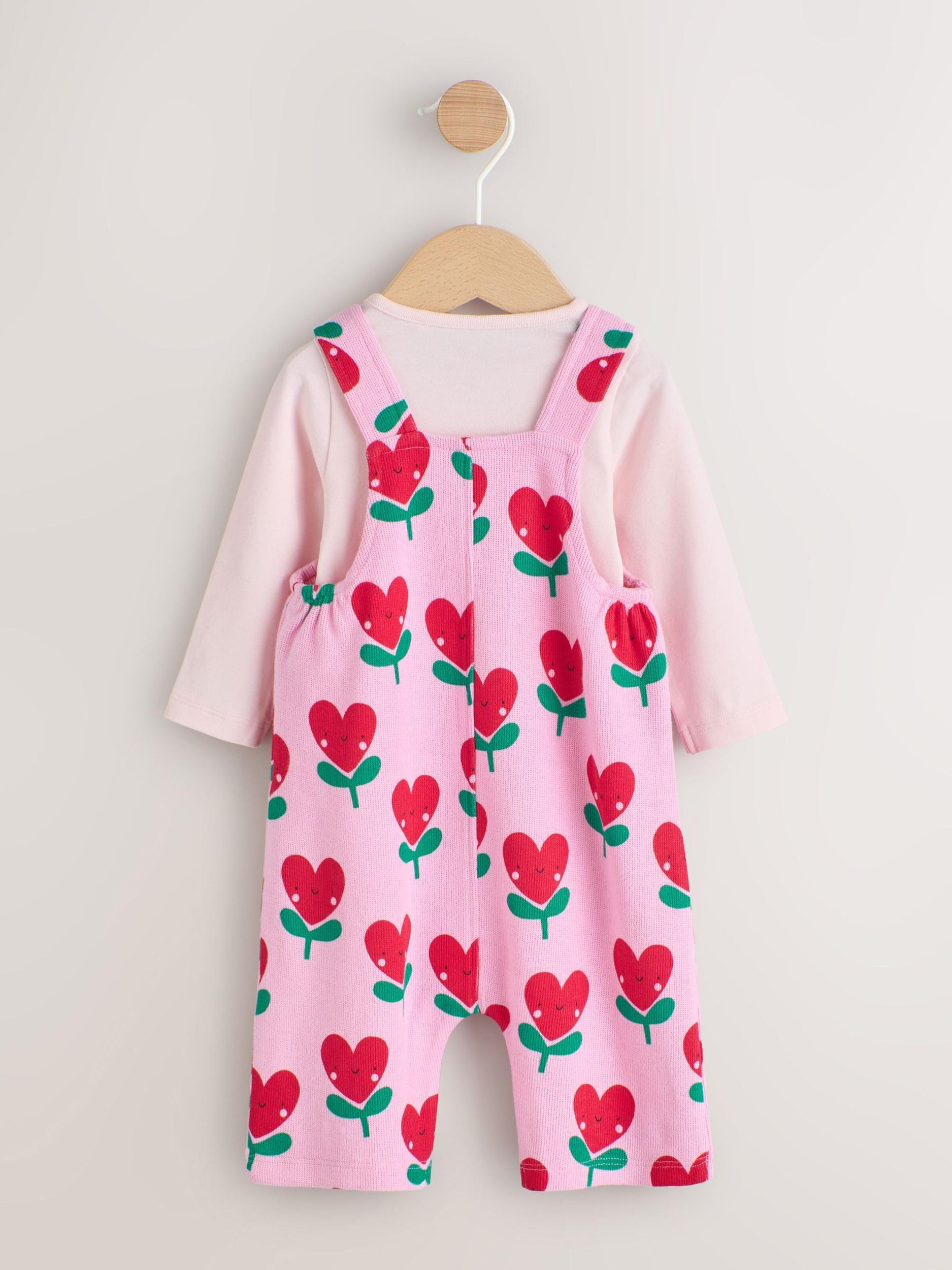 Next Rinkinys žalia / rožinė / šviesiai rožinė / granatų spalva