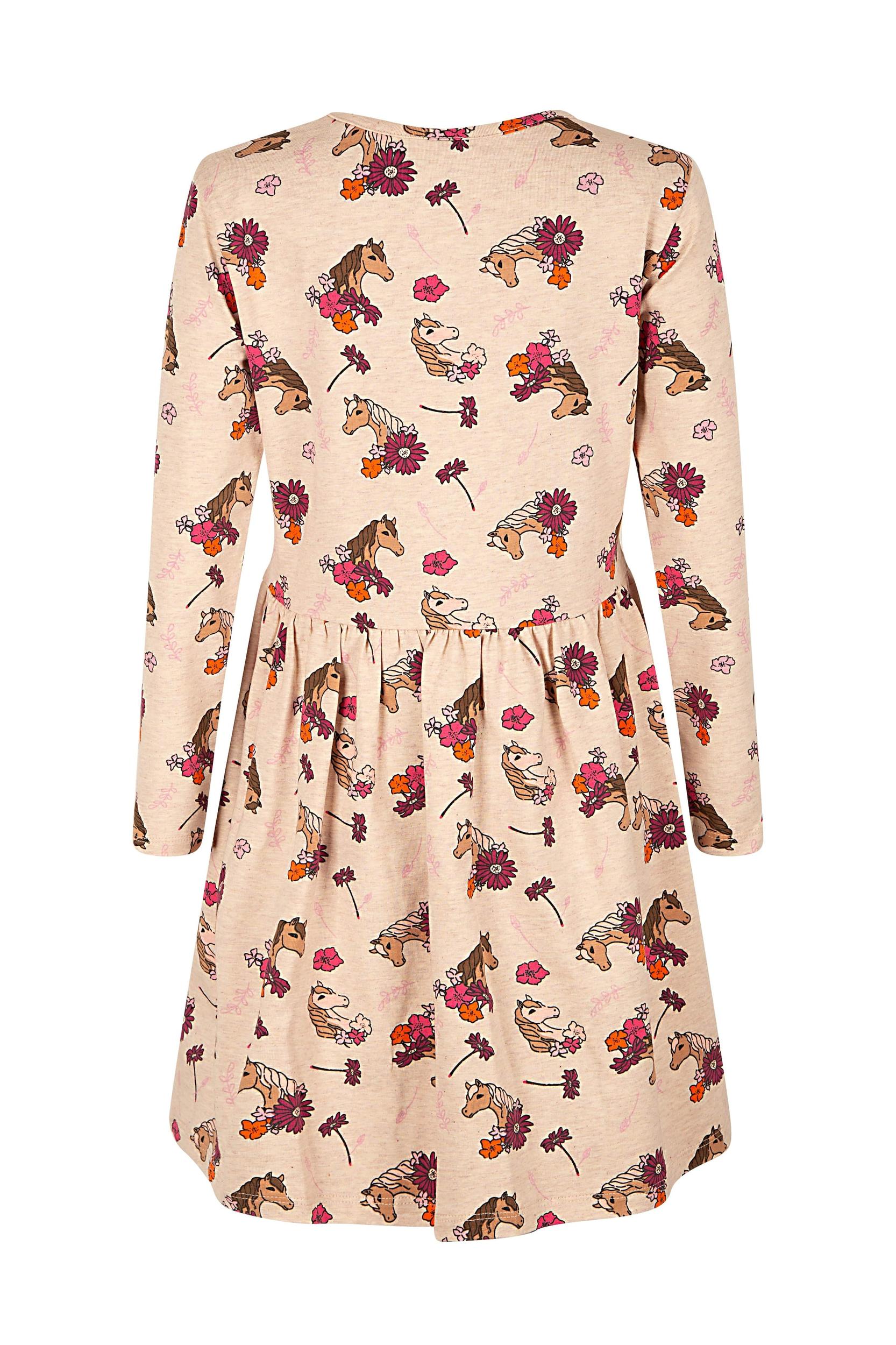 happy girls Suknelė smėlio spalva / raudona / juoda