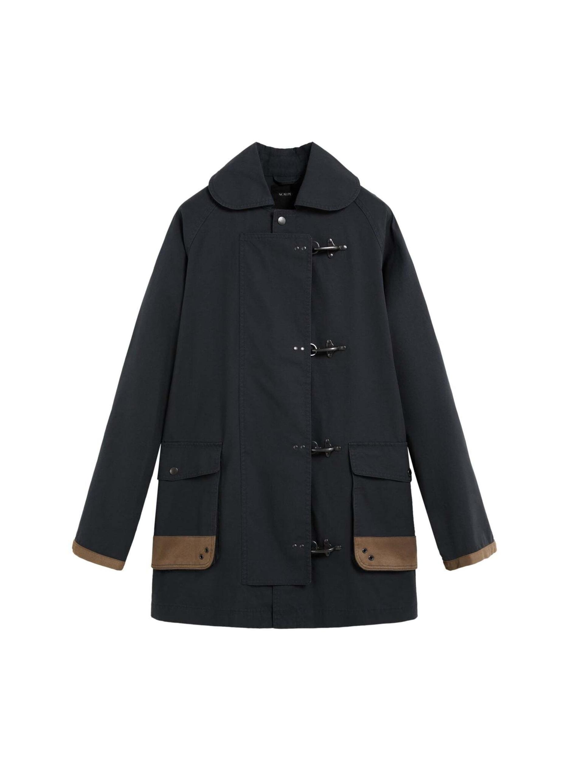 Scalpers Tirolietiško stiliaus švarkas 'Fayer' tamsiai mėlyna / šviesiai ruda