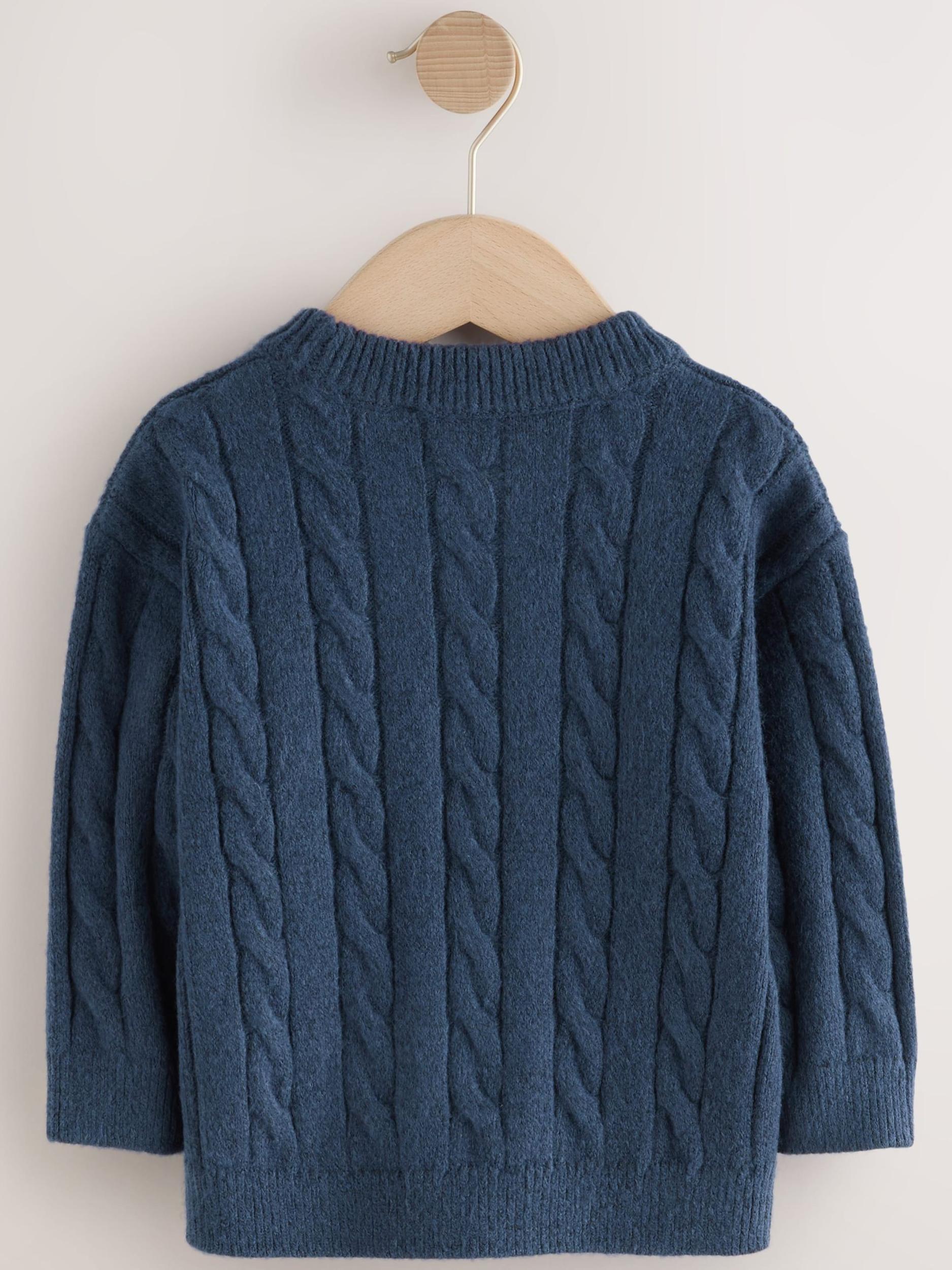 Next Megztinis tamsiai mėlyna