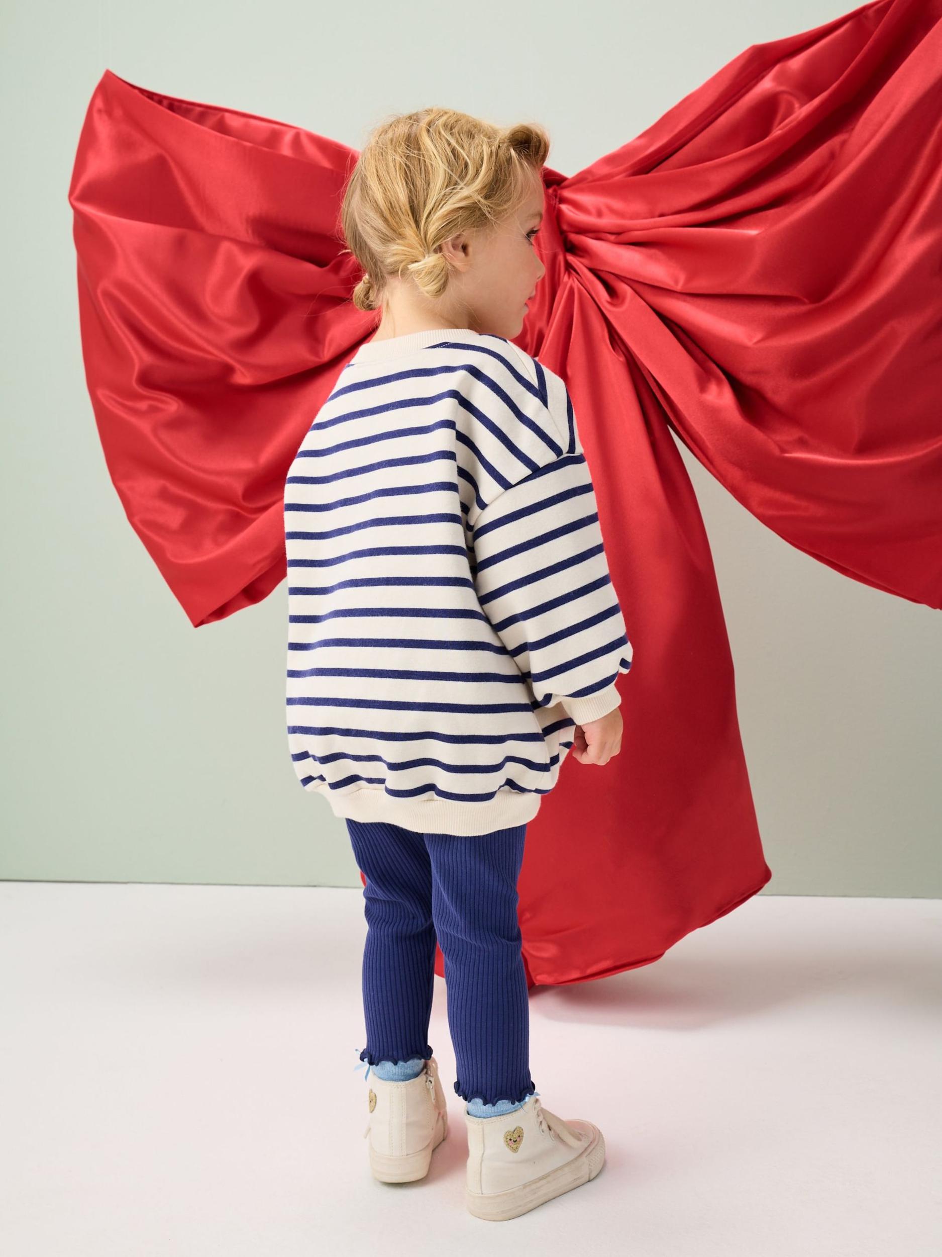 Next Rinkinys kremo / tamsiai mėlyna / tamsiai ruda / spanguolių spalva