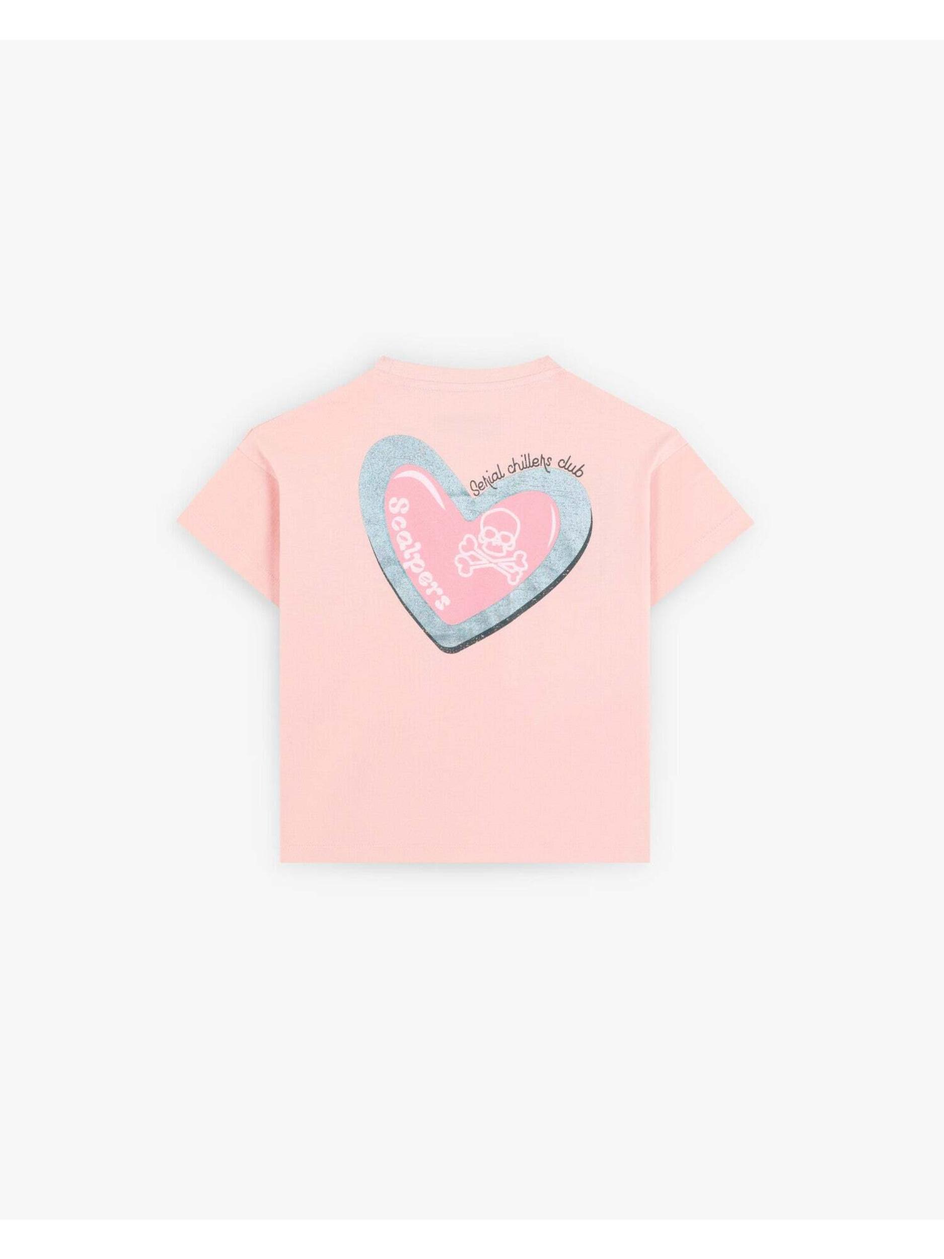 Scalpers Marškinėliai šviesiai rožinė