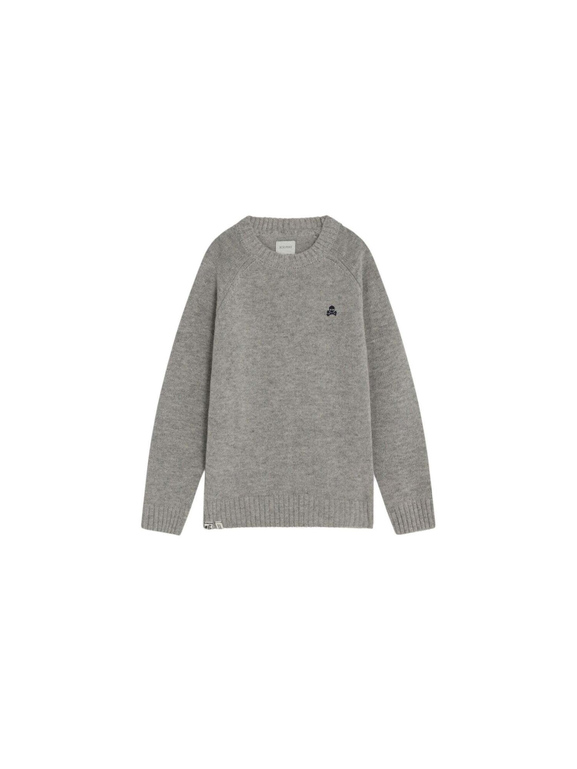 Scalpers Megztinis 'Simon' margai pilka