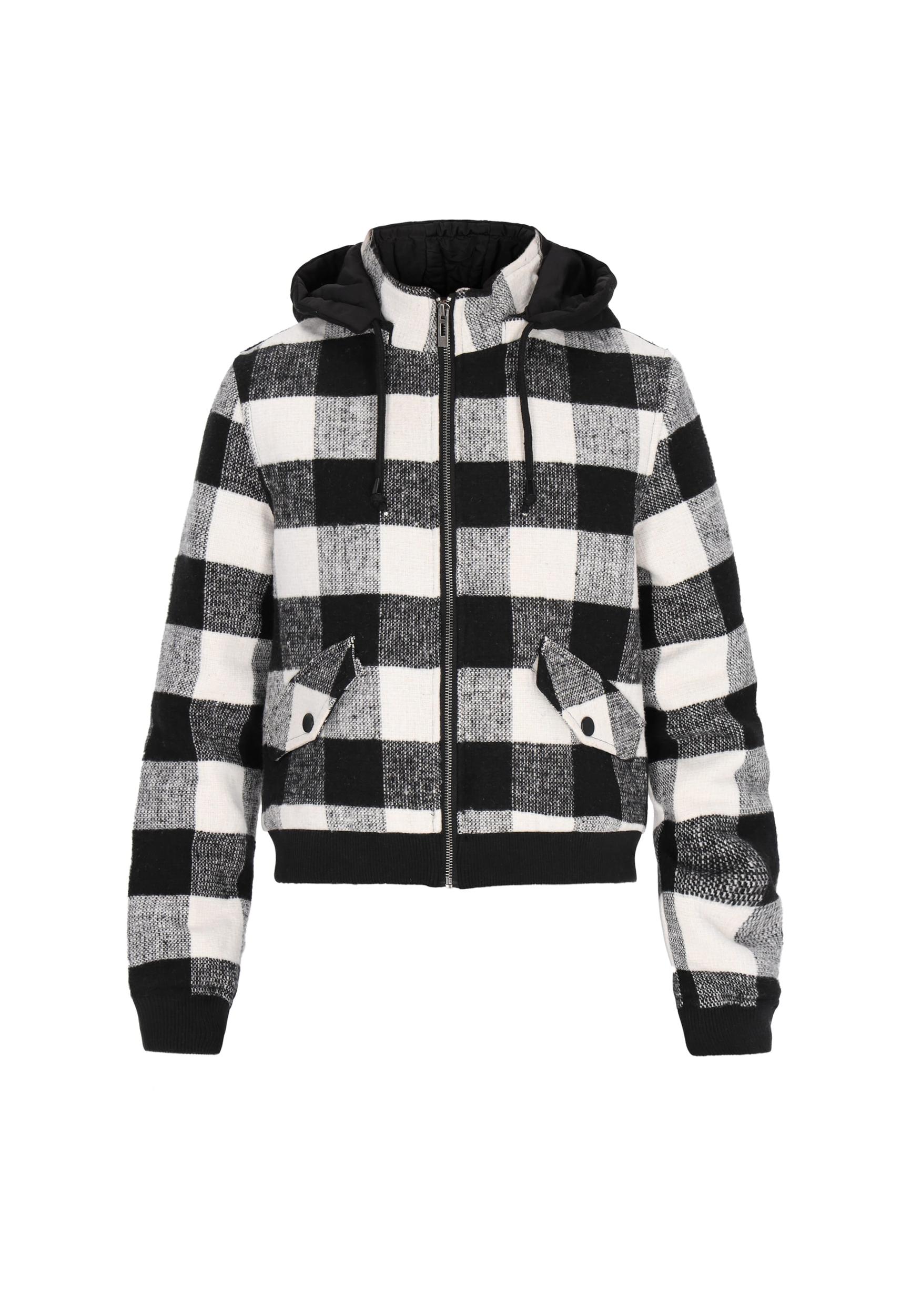 - CONTRAER - Demisezoninė striukė pilka / juoda / balkšva