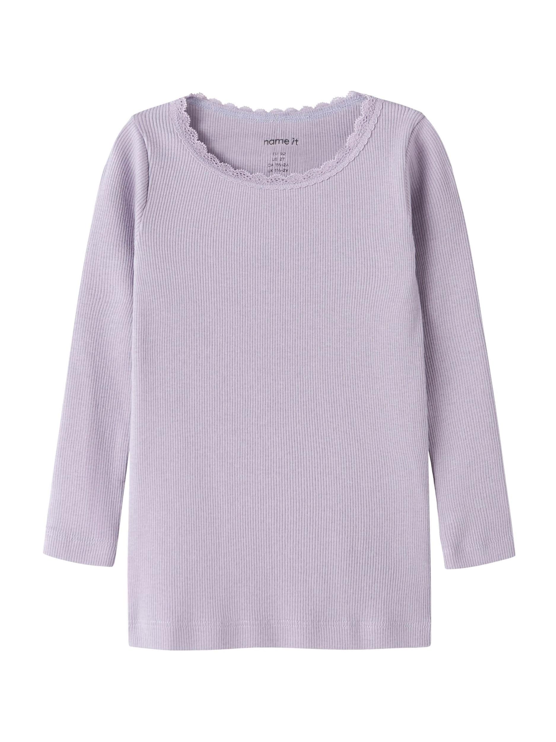 NAME IT Marškinėliai 'NMFKAB' šviesiai violetinė