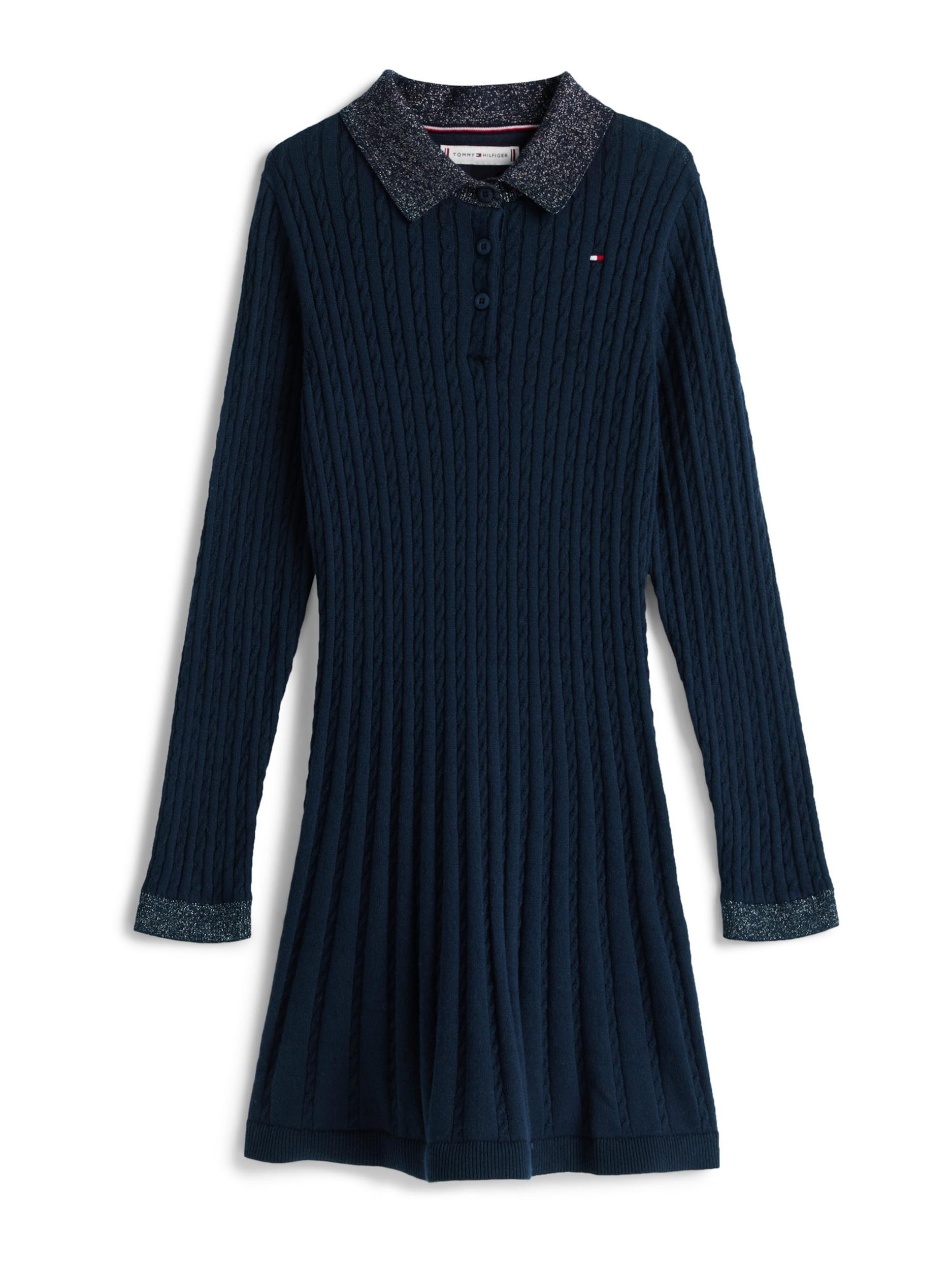 TOMMY HILFIGER Suknelė tamsiai mėlyna