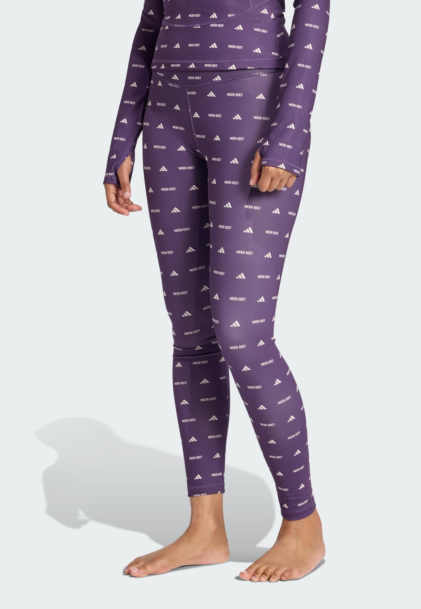 ADIDAS SPORTSWEAR Sportinės kelnės 'Adidas x Moon Boot' purpurinė / balkšva