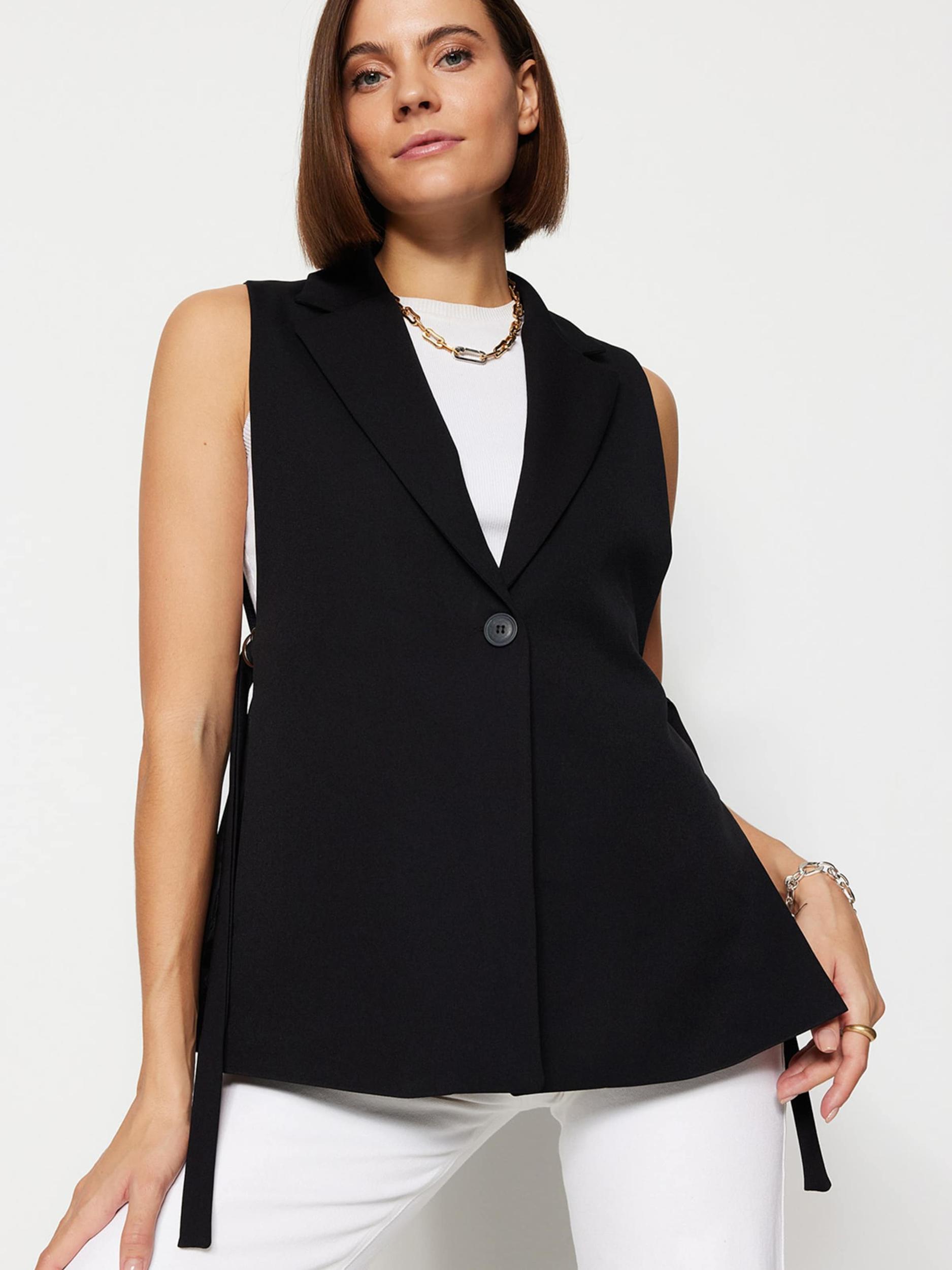 Trendyol Kostiuminė liemenė juoda