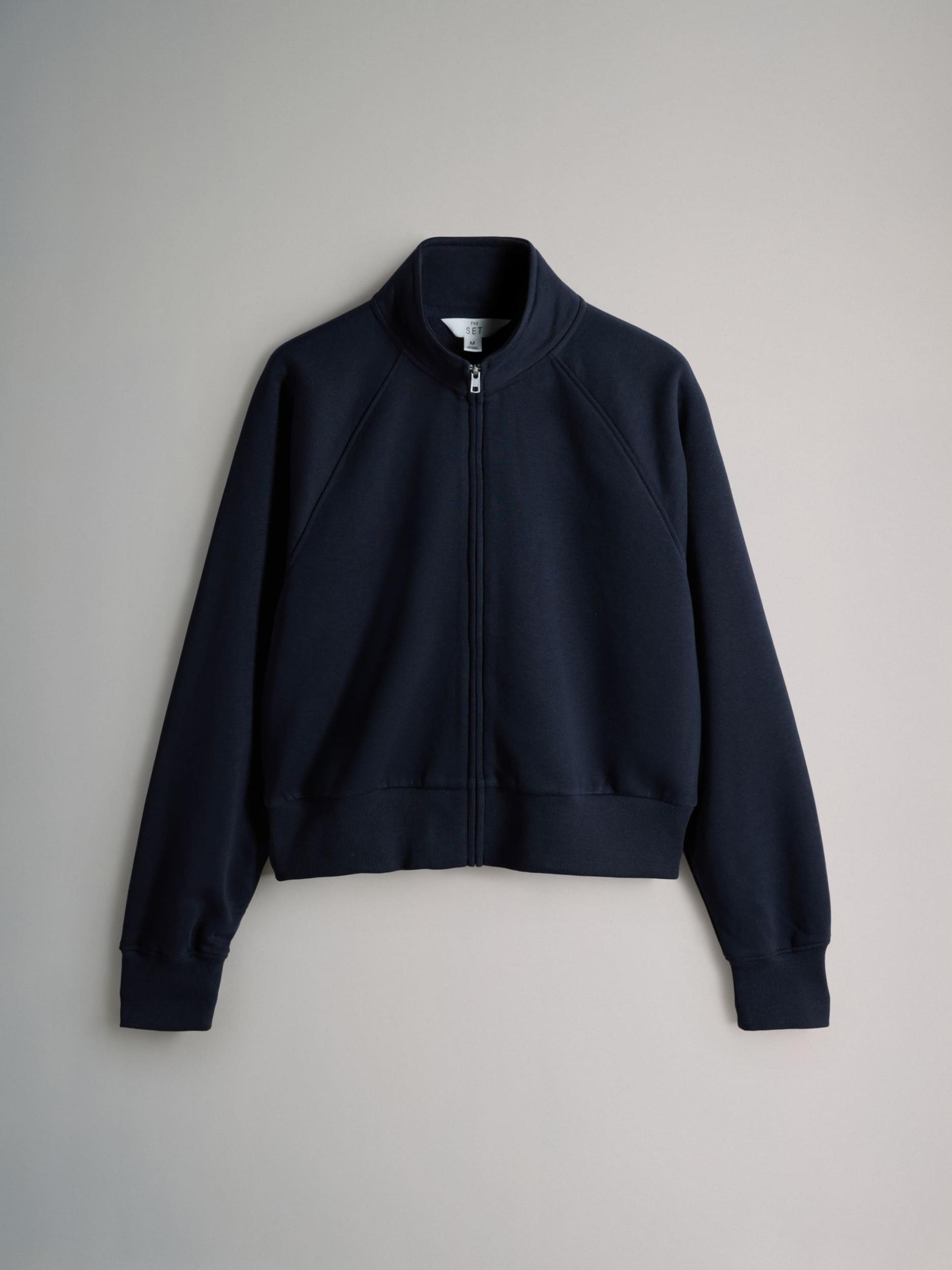 The Set Demisezoninė striukė tamsiai mėlyna / rožių spalva