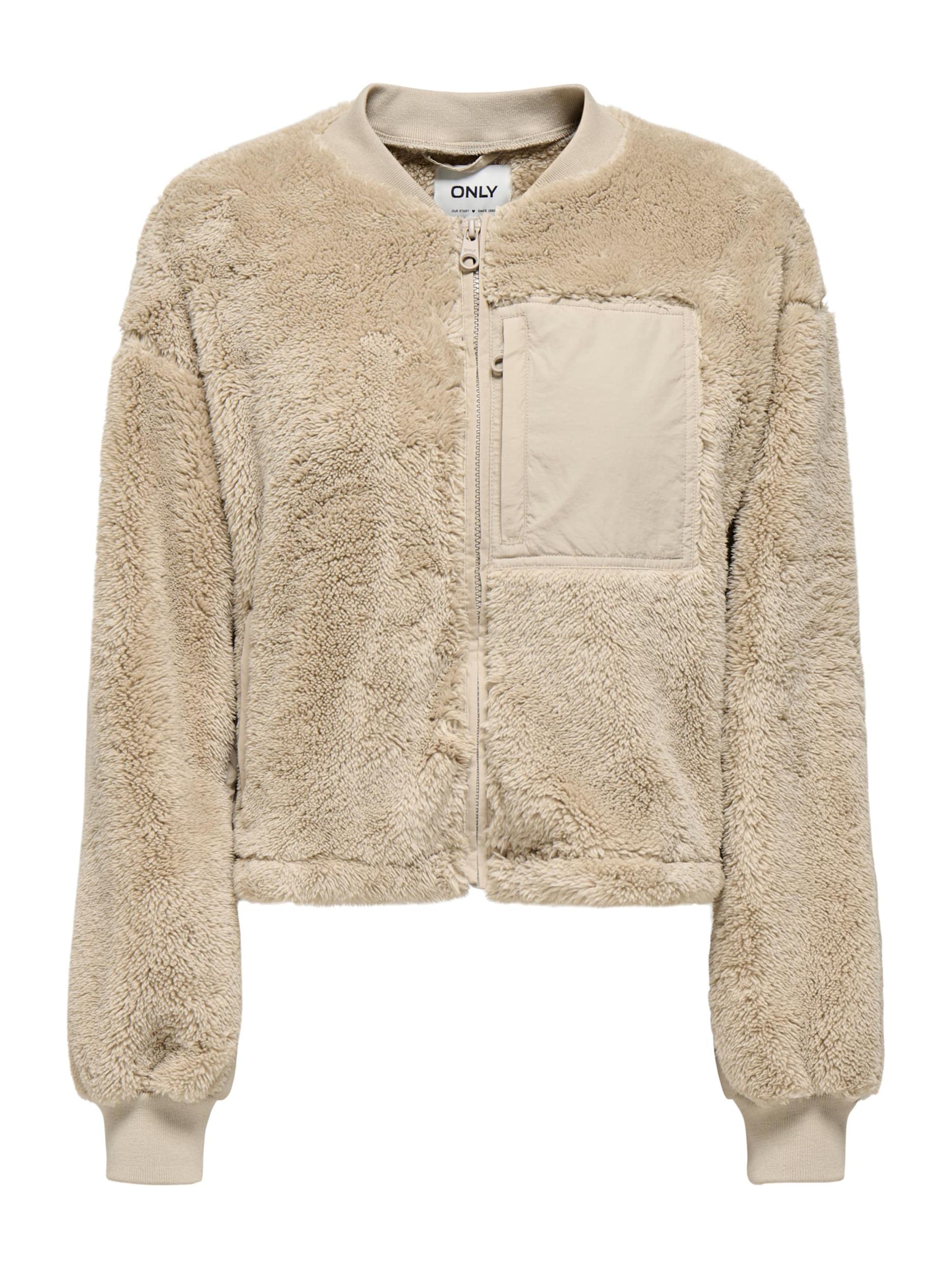 ONLY Demisezoninė striukė 'ONLAnna' smėlio spalva / tamsi smėlio