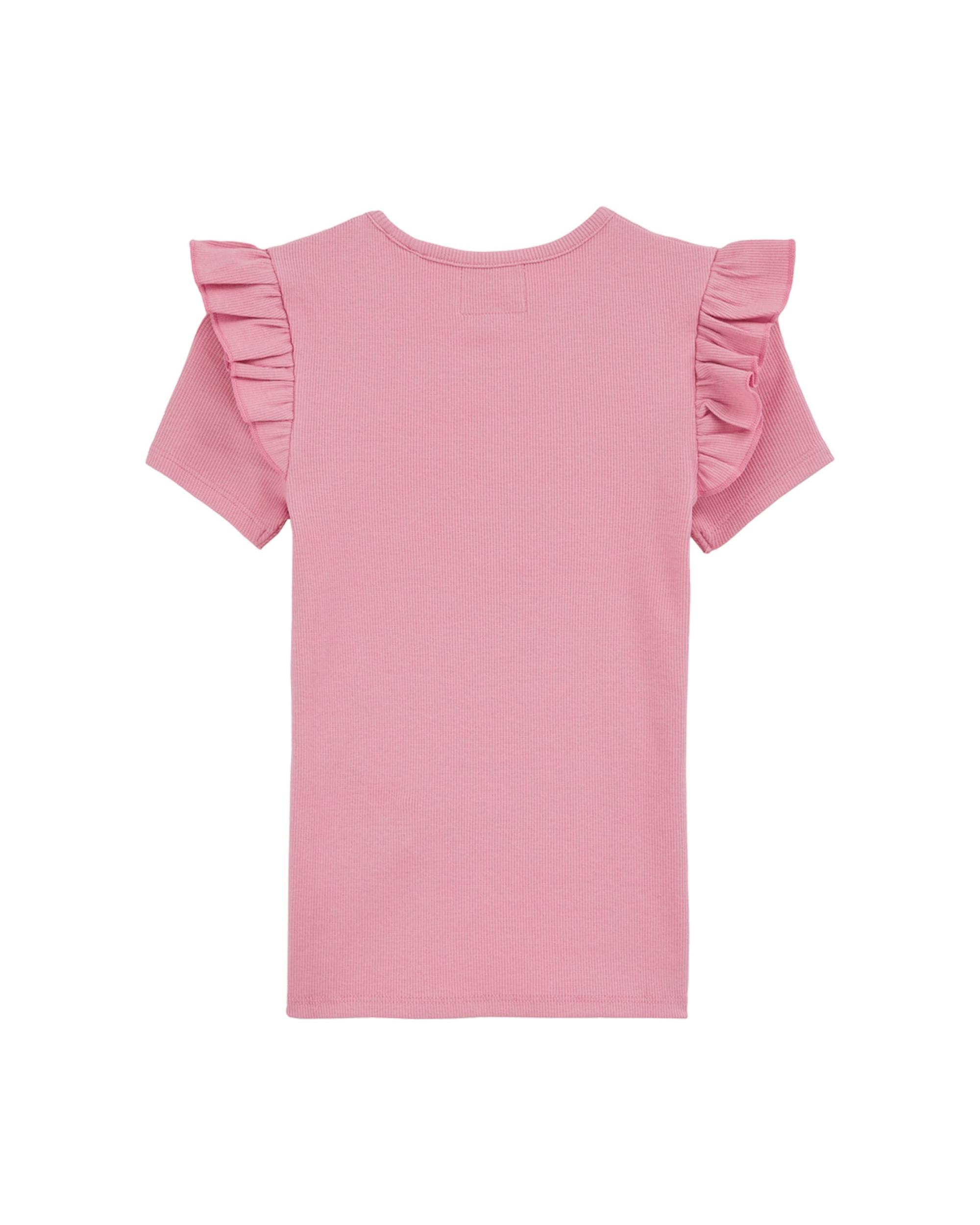 WE Fashion Marškinėliai 'Meisjes' šviesiai rožinė