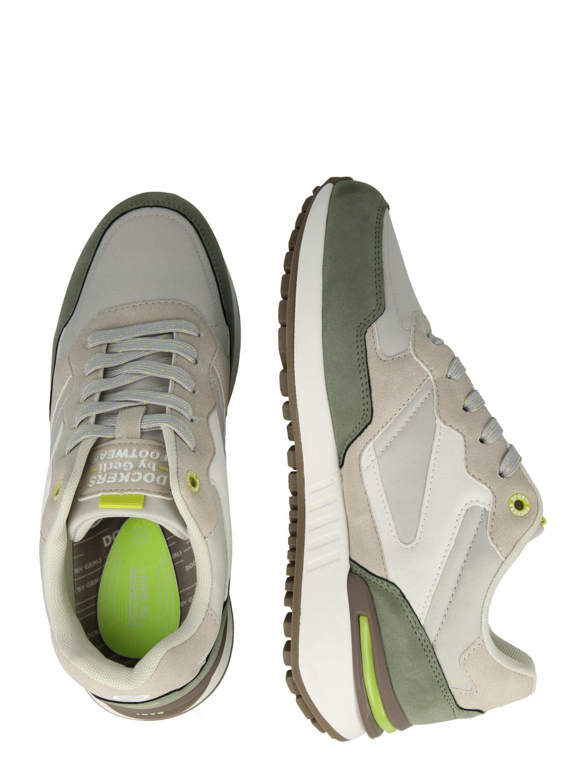 Dockers by Gerli Sportbačiai be auliuko smėlio spalva / alyvuogių spalva / balta