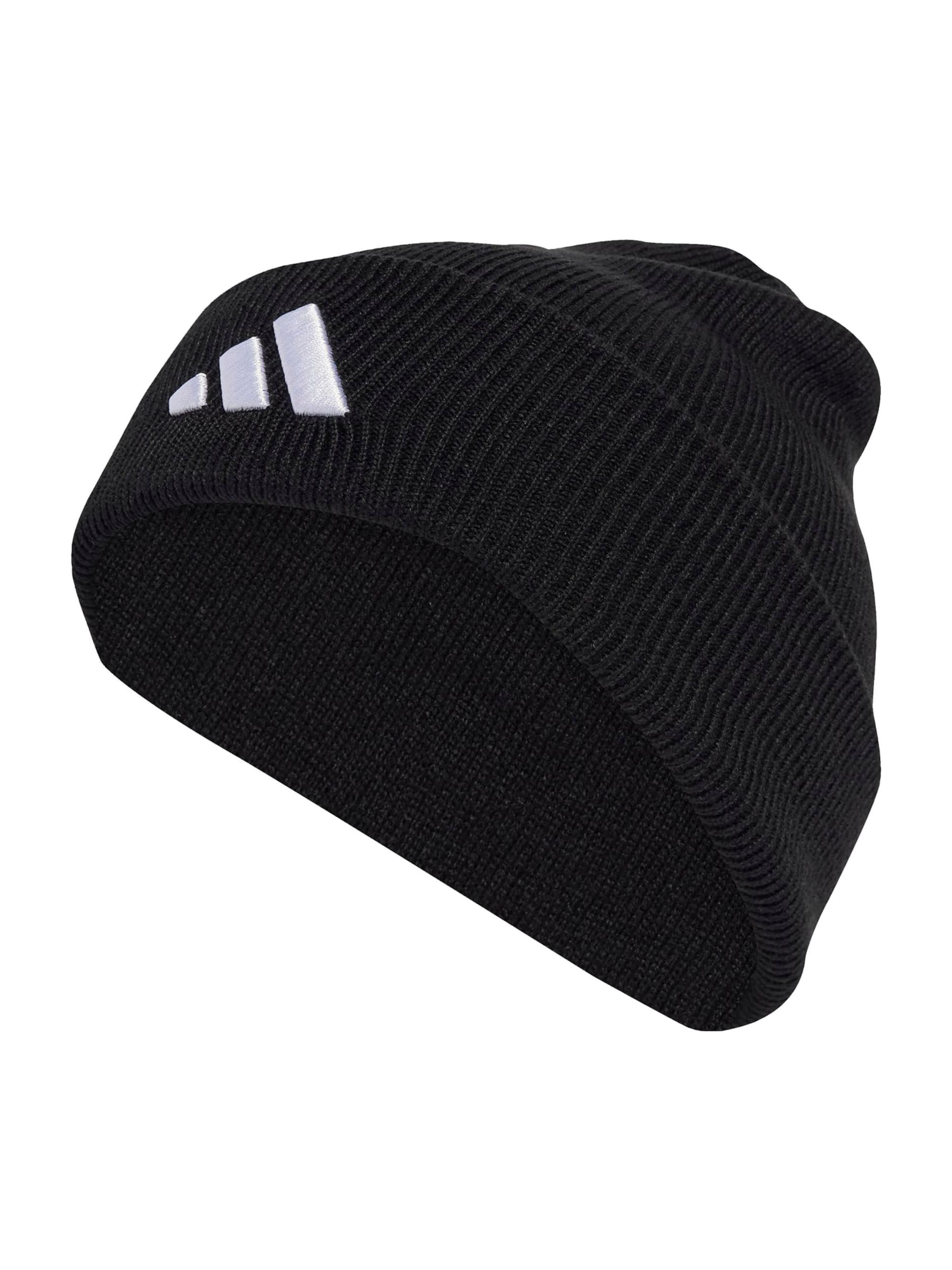 ADIDAS SPORTSWEAR Sportinė kepurė 'New Logo Beanie' juoda / balta