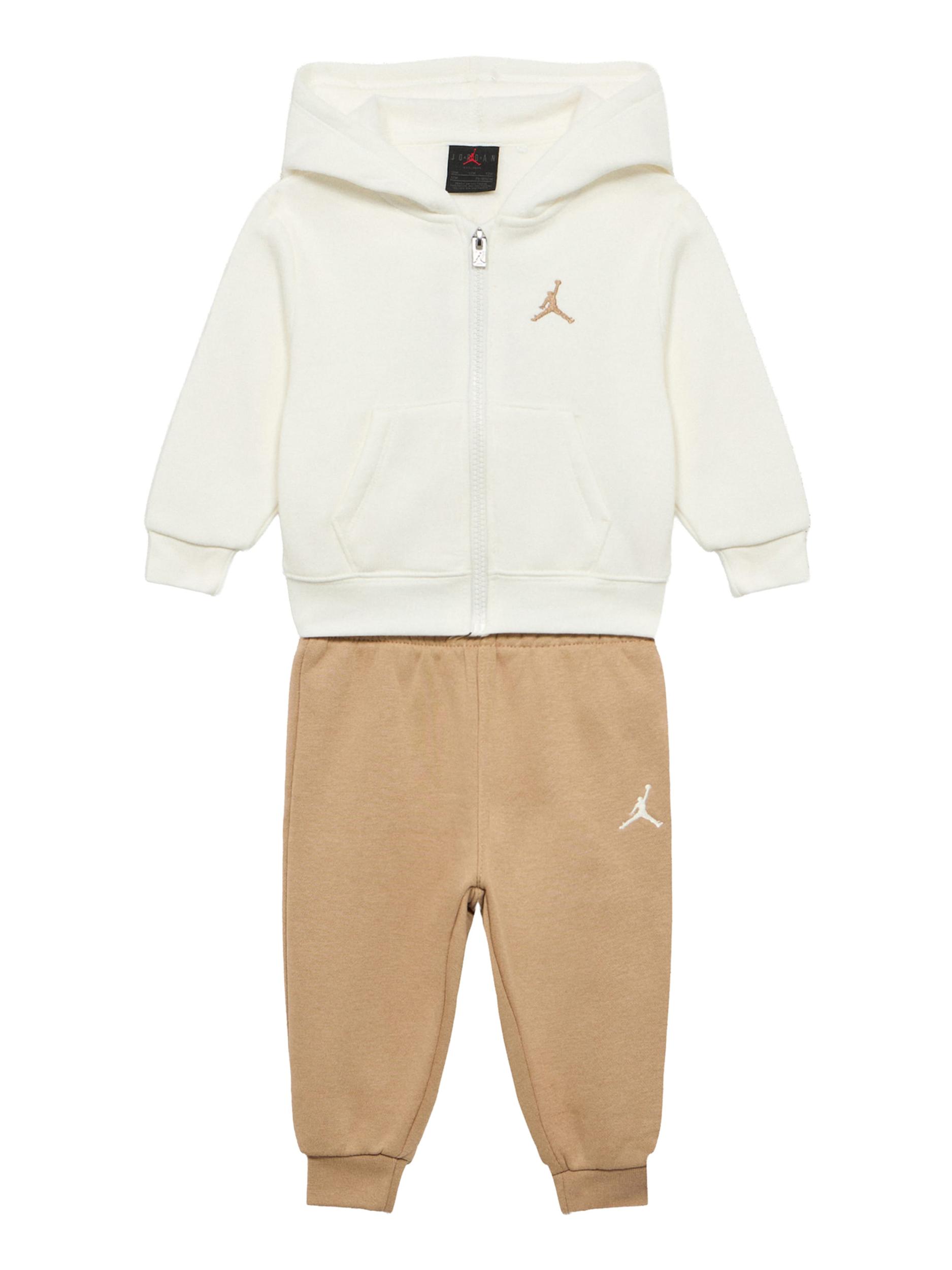 Jordan Treningas 'BRKLN' kapučino spalva / balta