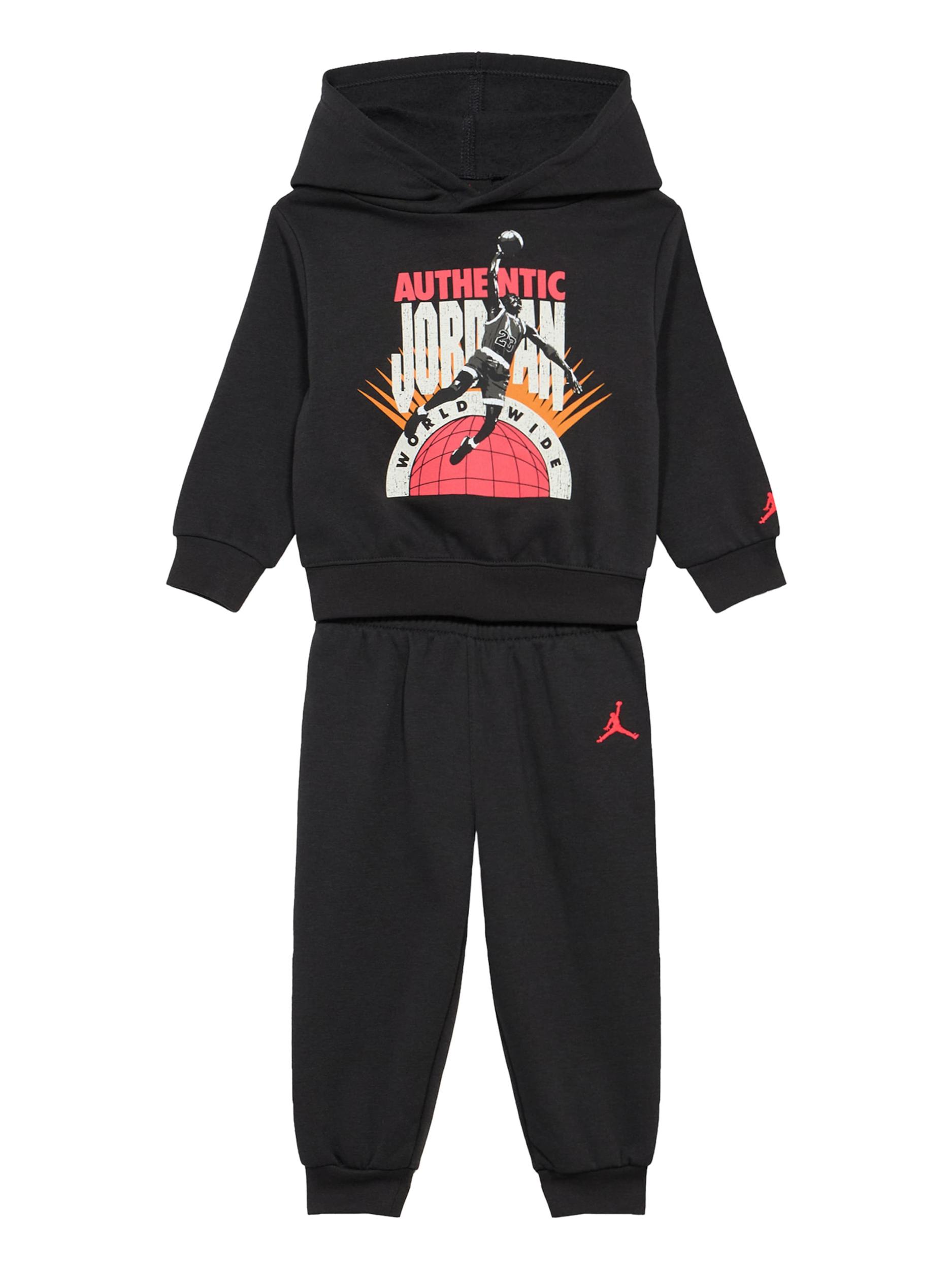 Jordan Treningas 'BRK FLC' oranžinė / spanguolių spalva / juoda / balta